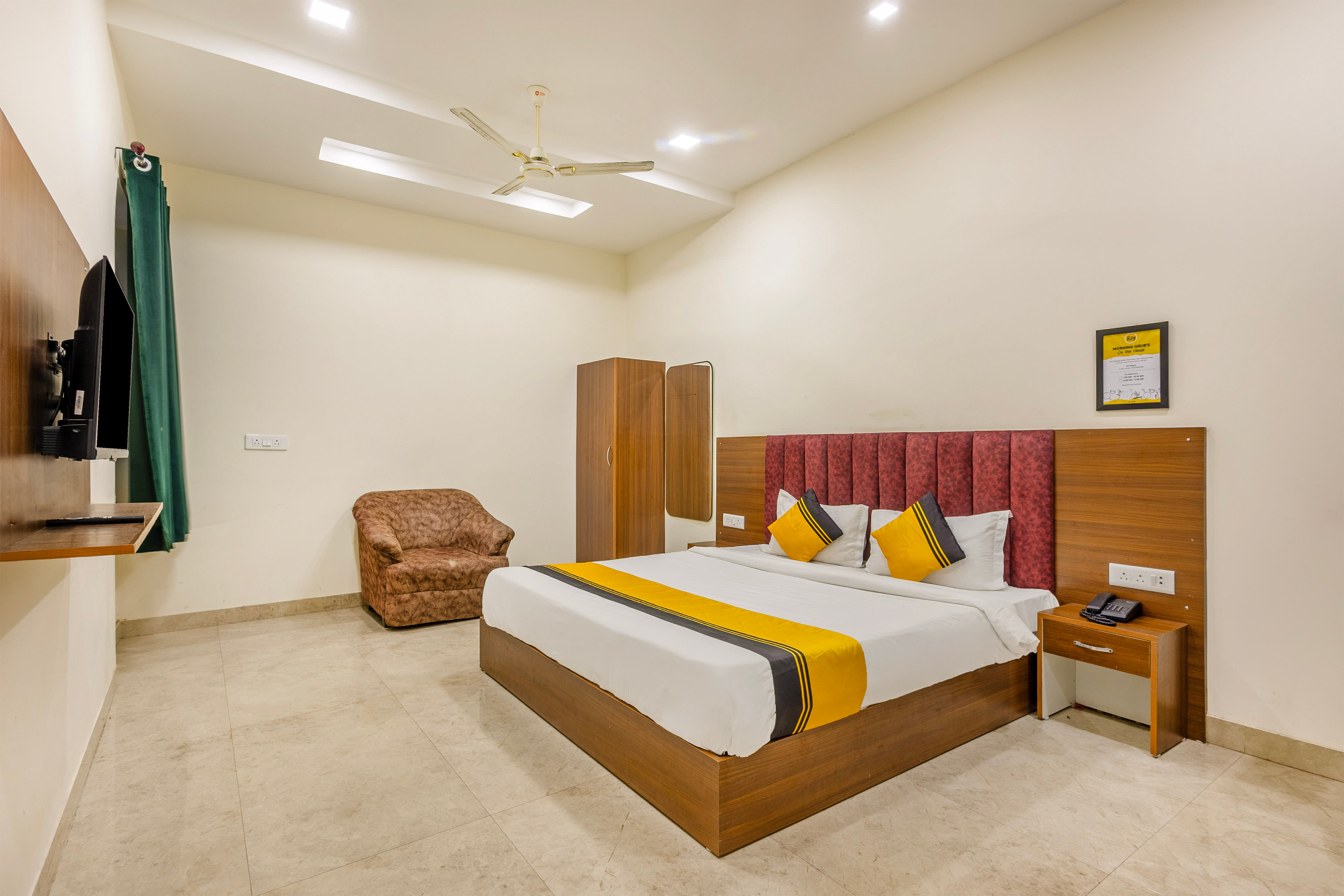 Deluxe room in Itsy Hotel Sangam Retreat in undefined. 