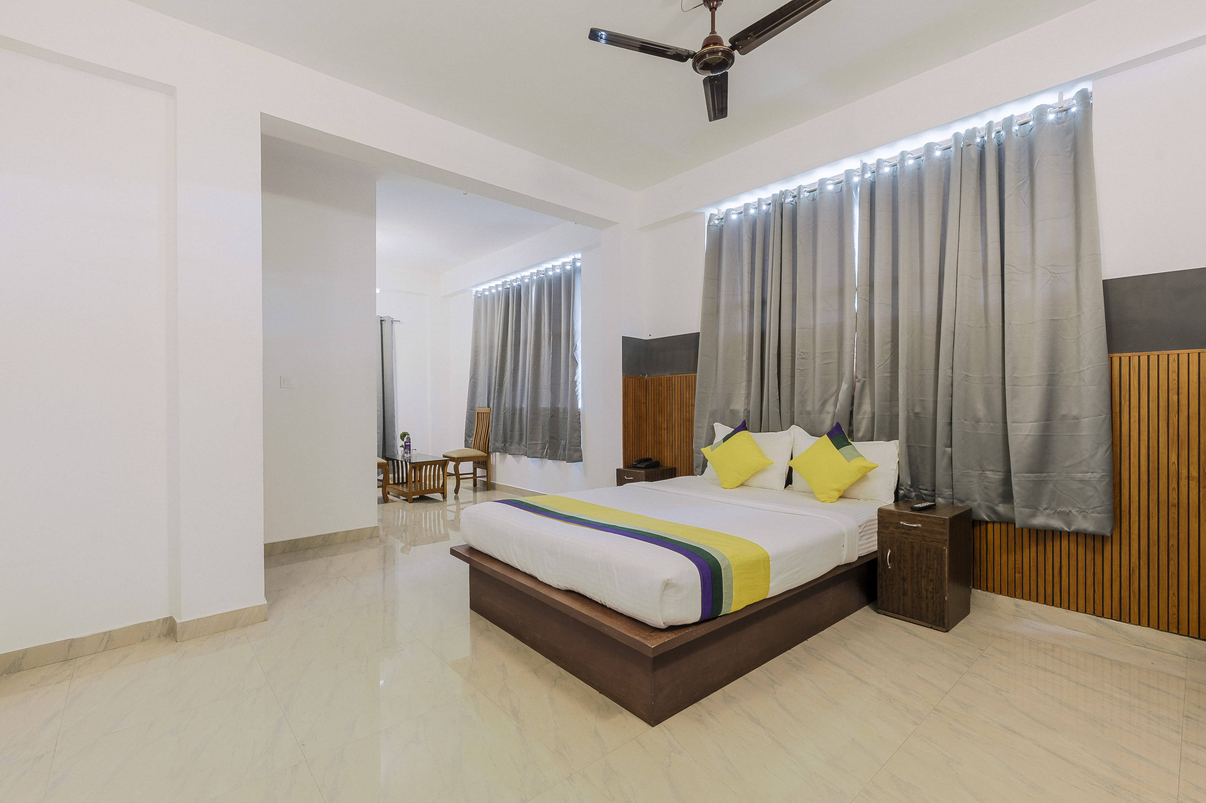 Deluxe room in Hotels Abrigo Churned in undefined. Deluxe