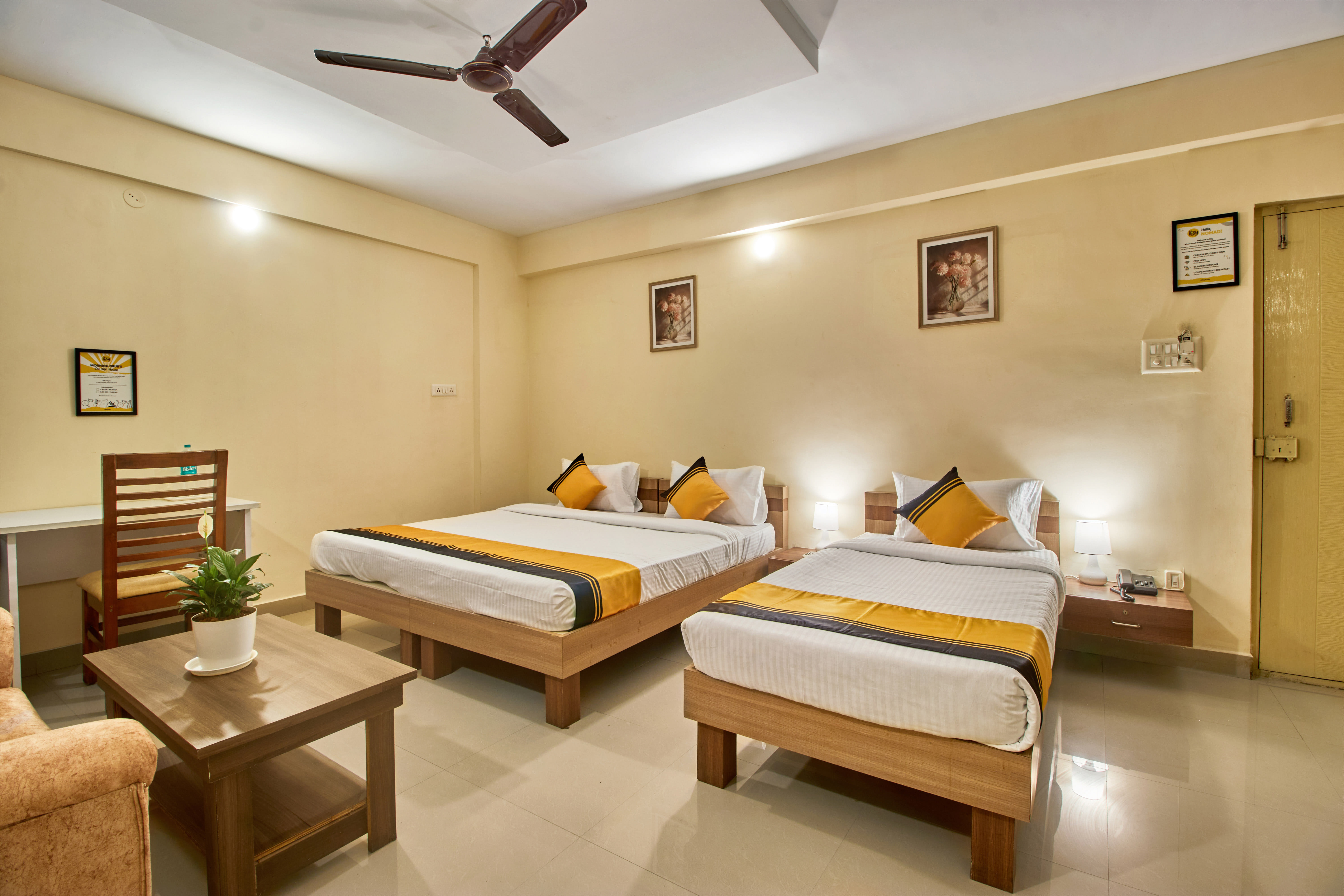 Deluxe room in Itsy Hotels Emirates Suites - Near RMZ EcoWorld, Bellandur in undefined. 