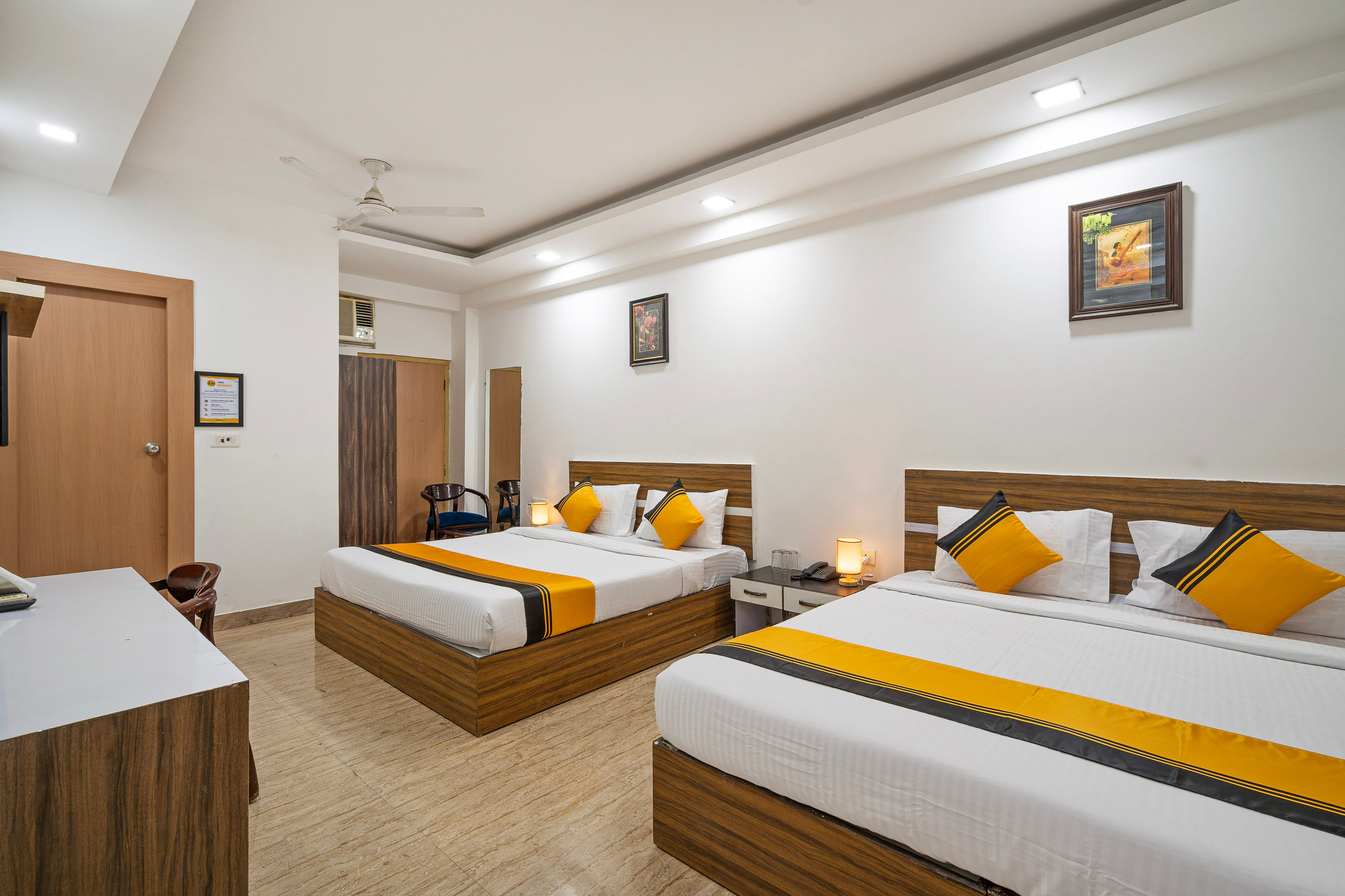Deluxe room in Itsy Hotels Riya near IGI Airport in undefined. 