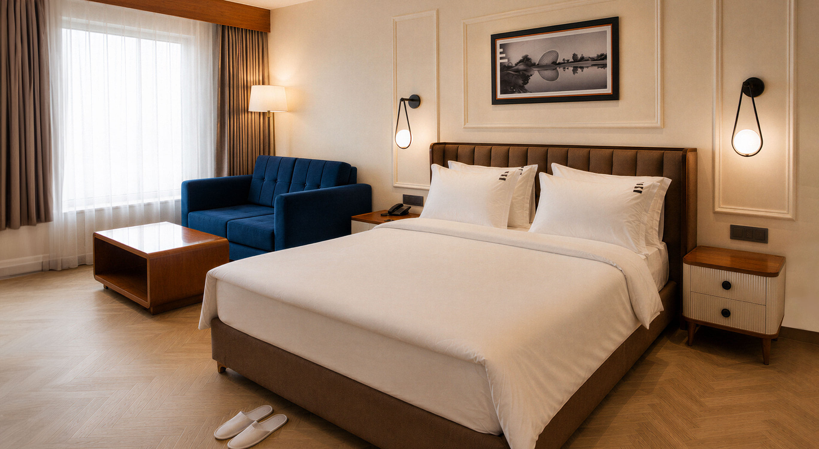 Deluxe room in Medalio Kota River Front in undefined. 