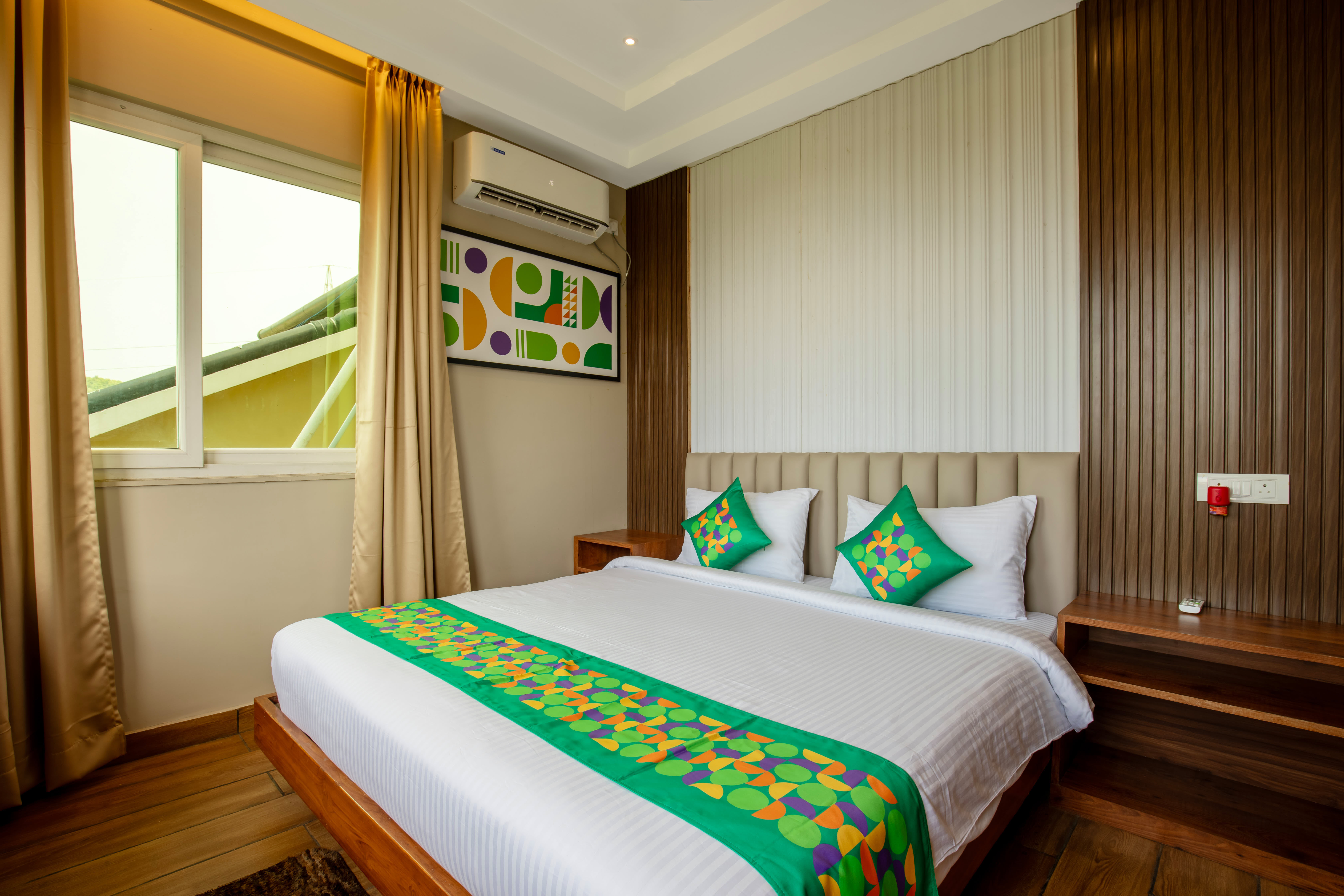 Premium room in Treebo Airport Residency in undefined.