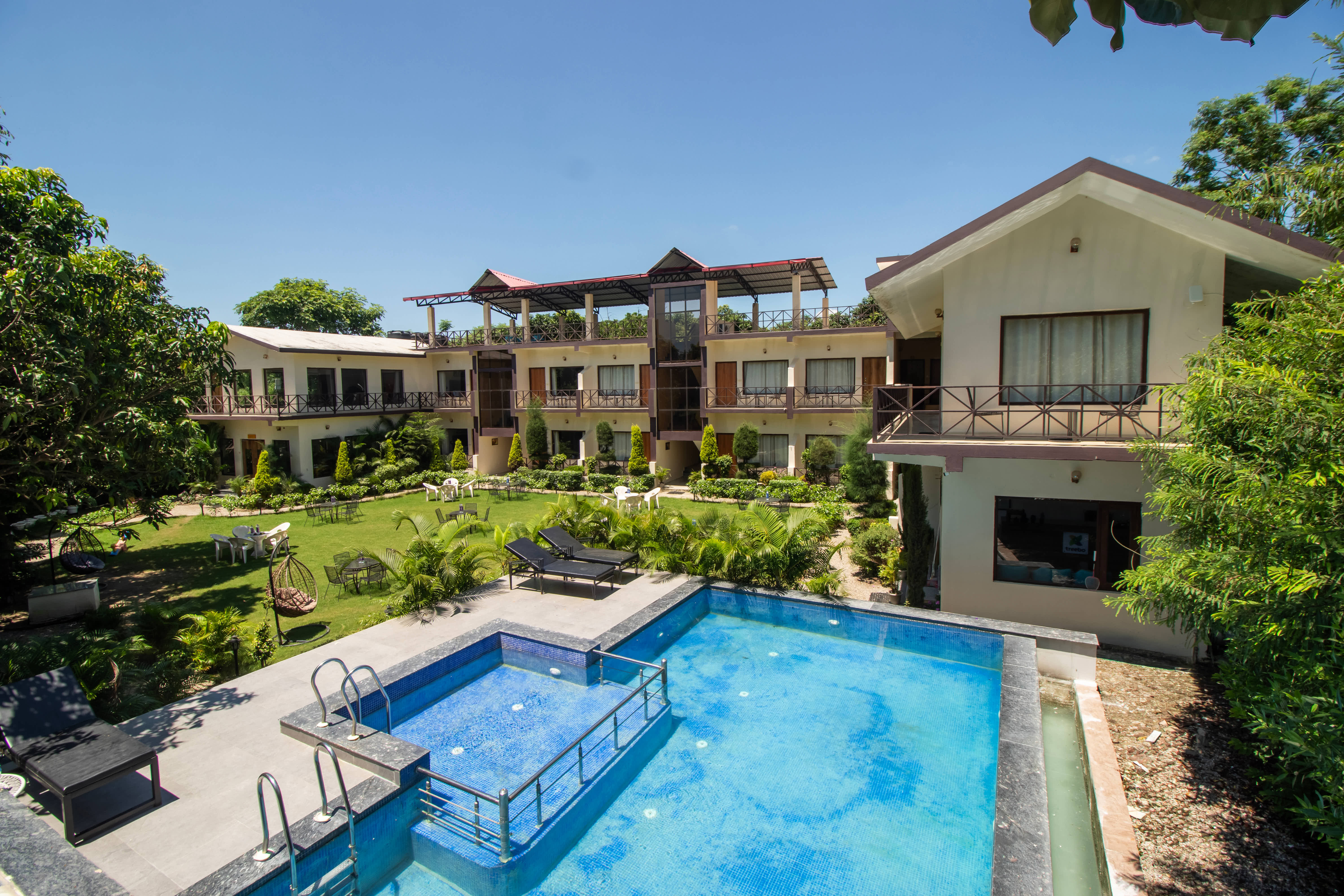 The Pool of Treebo Blue River With Swimming Pool in undefined. 