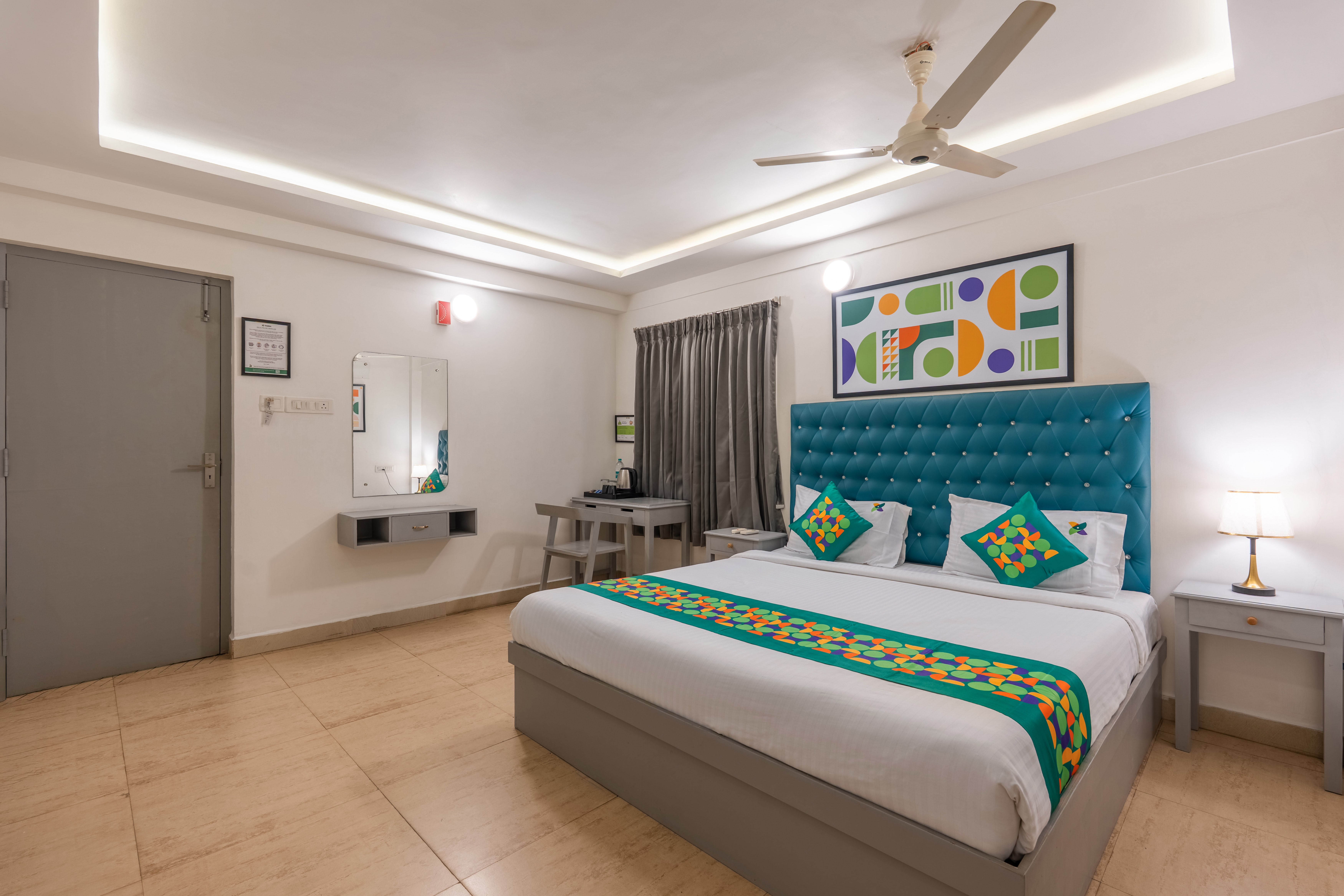 Deluxe room in Treebo Bonne Chance, Heritage Town - (5 min to Rock beach) in undefined. 