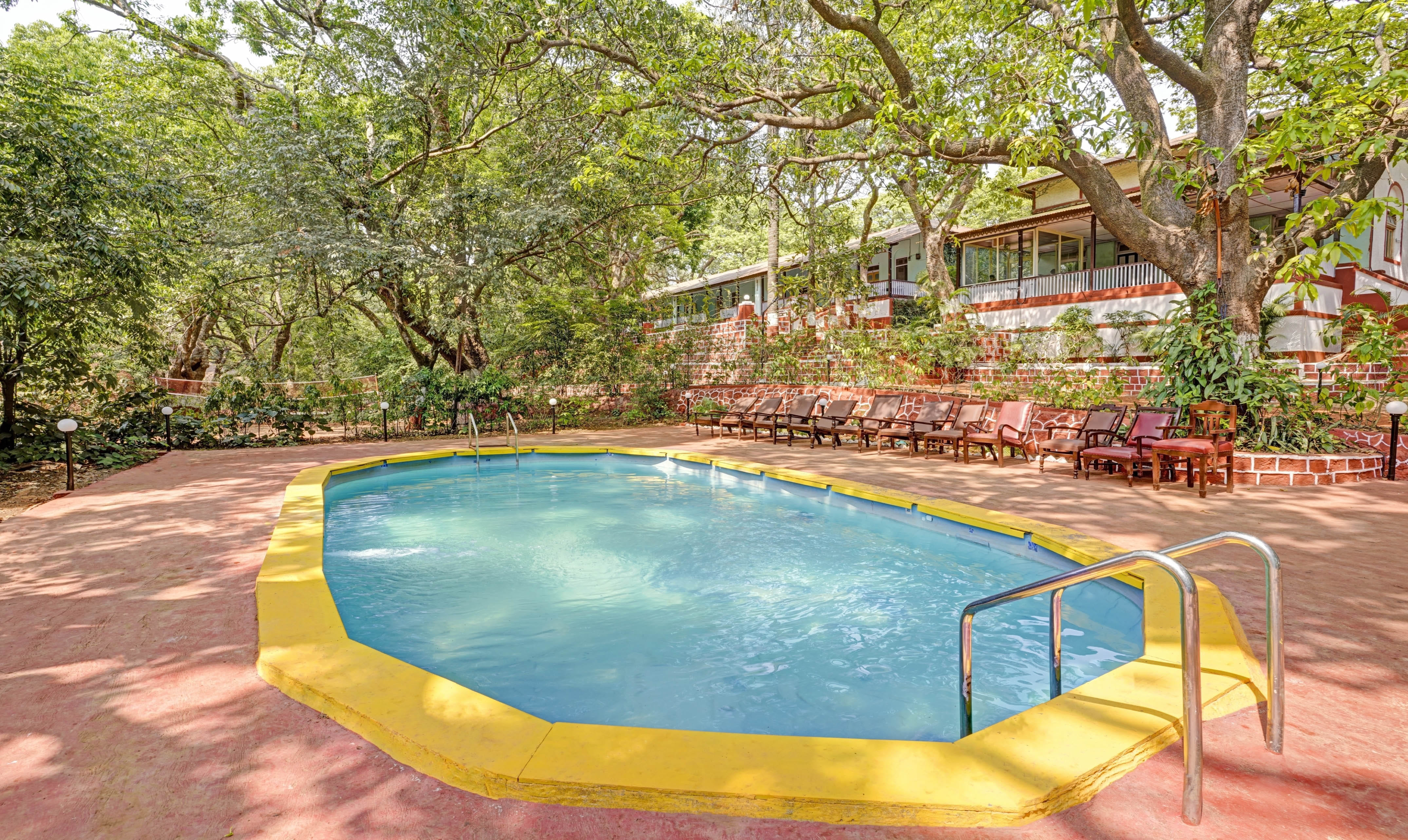 The Pool of Treebo Cecil Resort Matheran With Swimming Pool in undefined. 