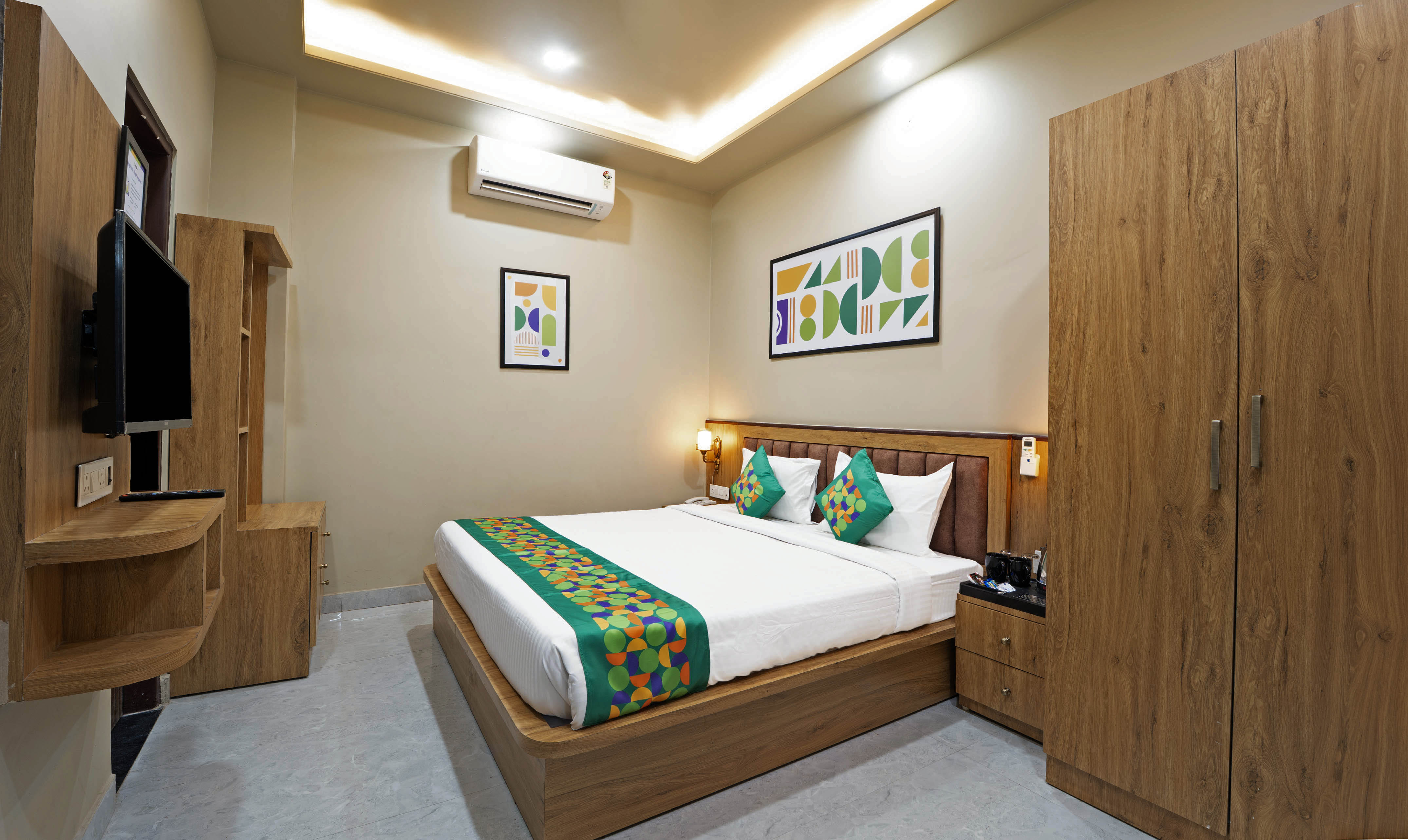 Standard room in Treebo Fort Mountview Jalmahal in undefined. 