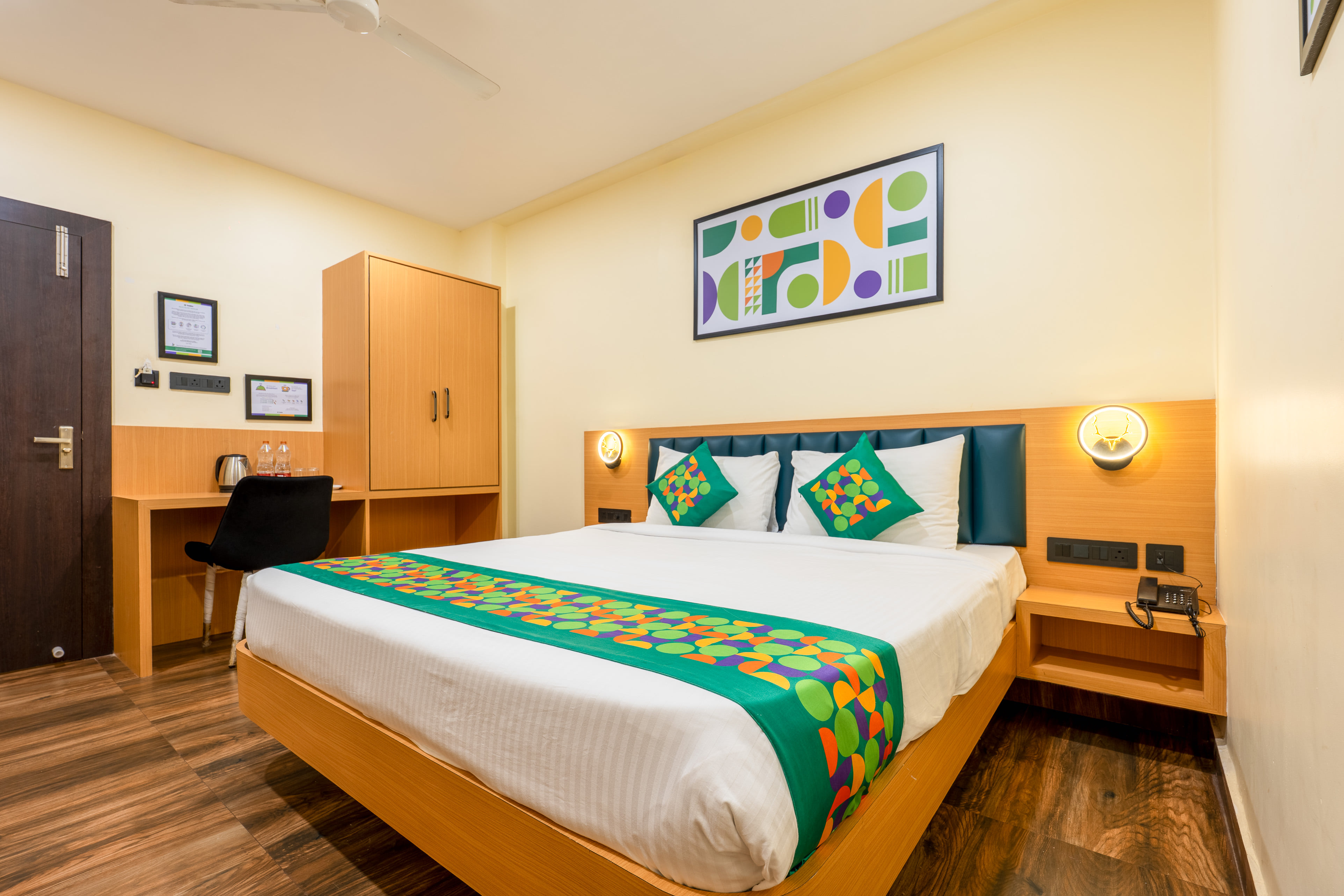 Standard room in Treebo Grace Stays, Sum Hospital in undefined.