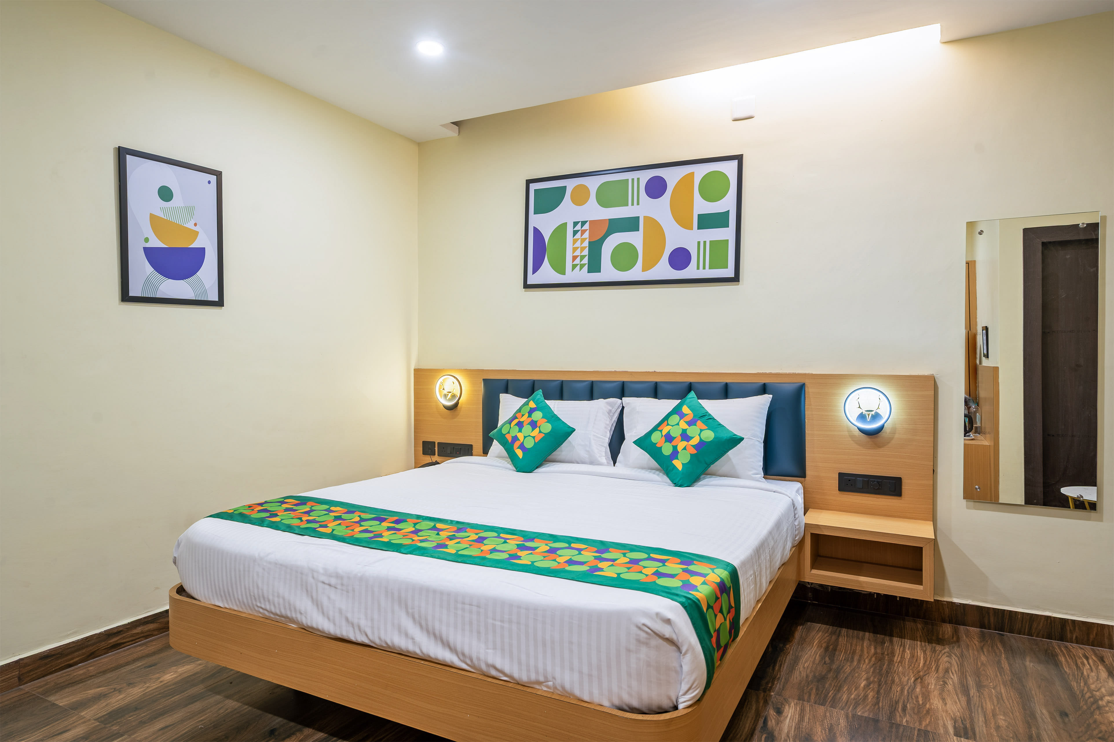 Standard room in Treebo Grace Stays in undefined. 