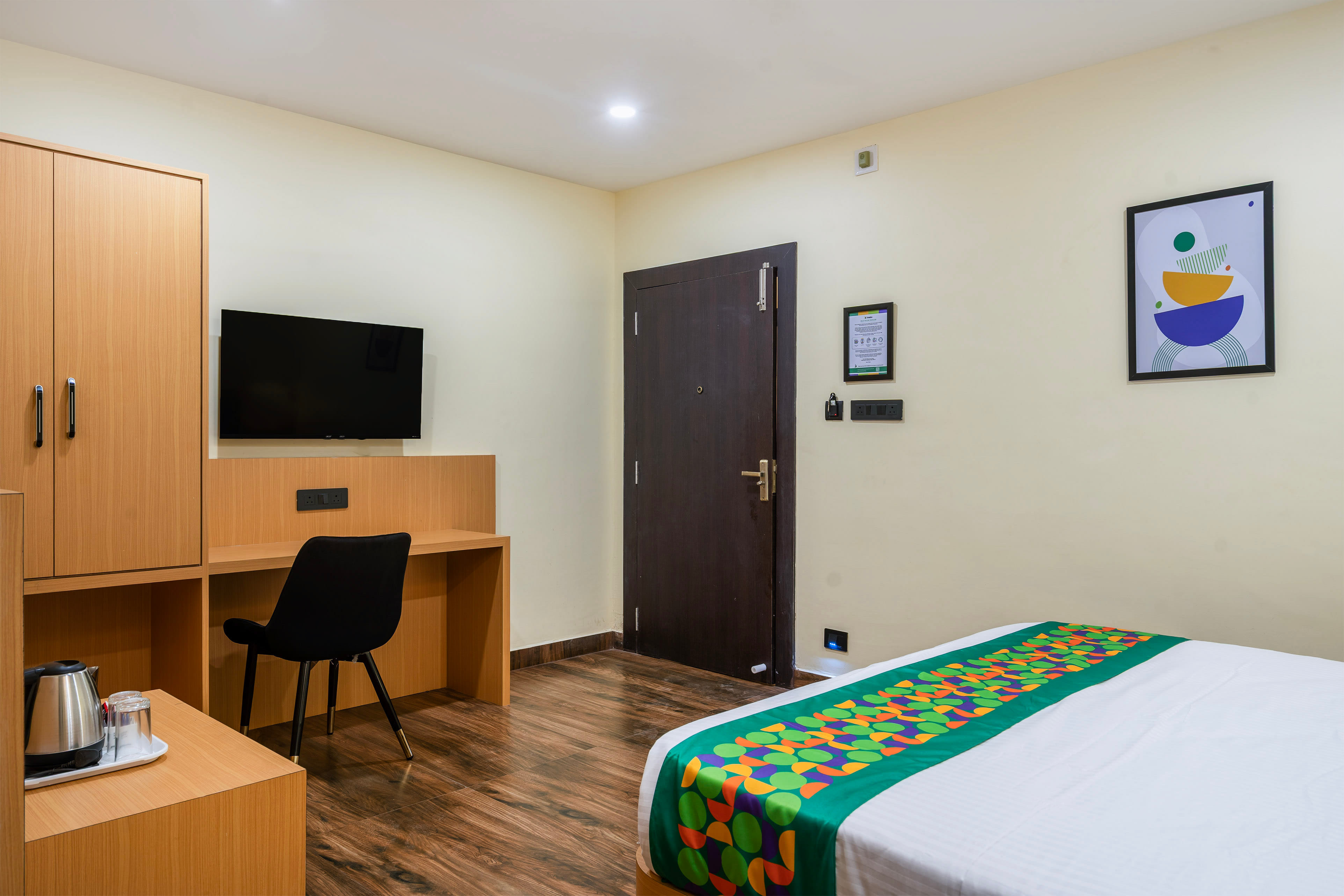 Standard room in Treebo Grace Stays in undefined. 