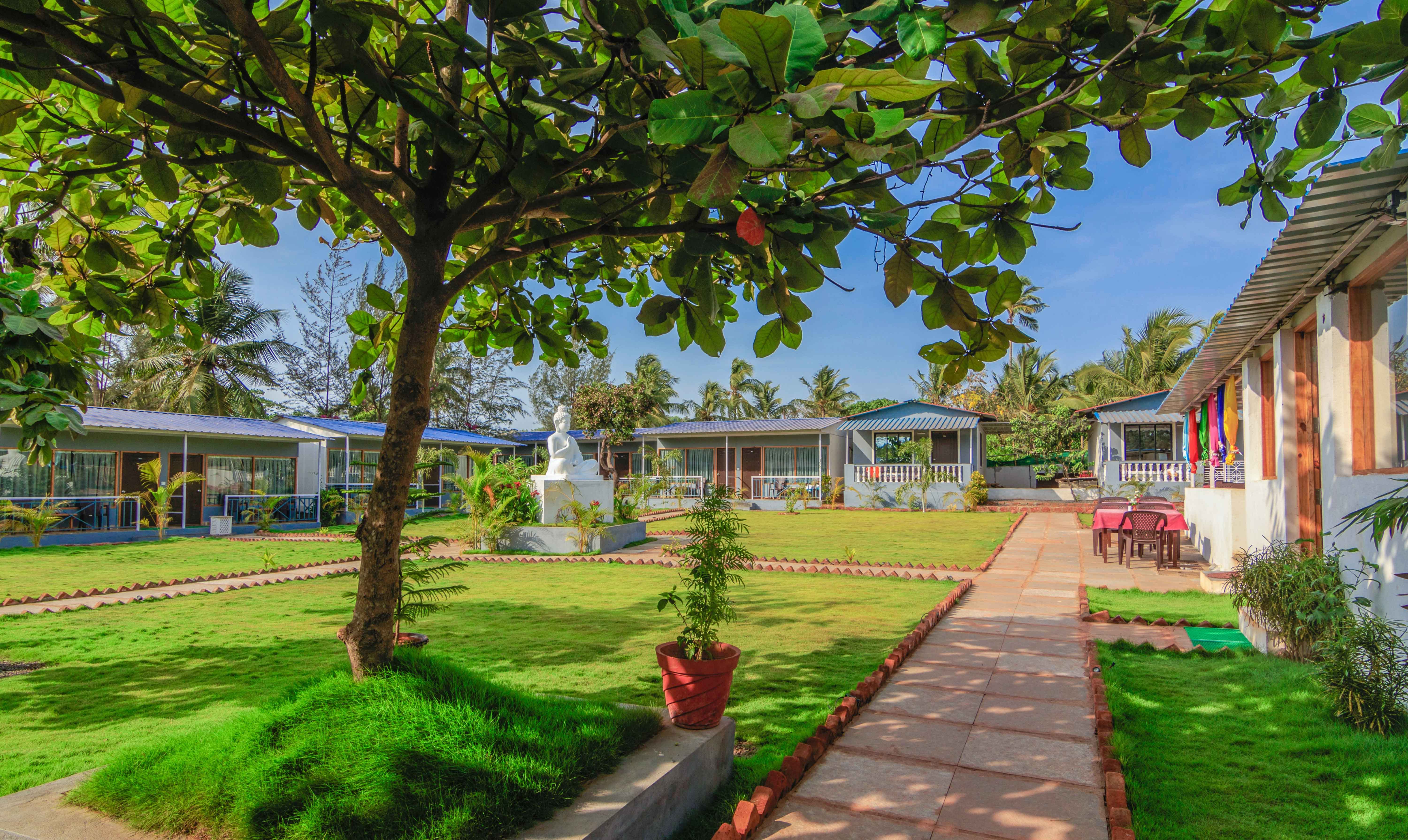 The Garden/Outdoors of Treebo Lands End Beach Resort - 100m from Beach in undefined. Peaceful locale