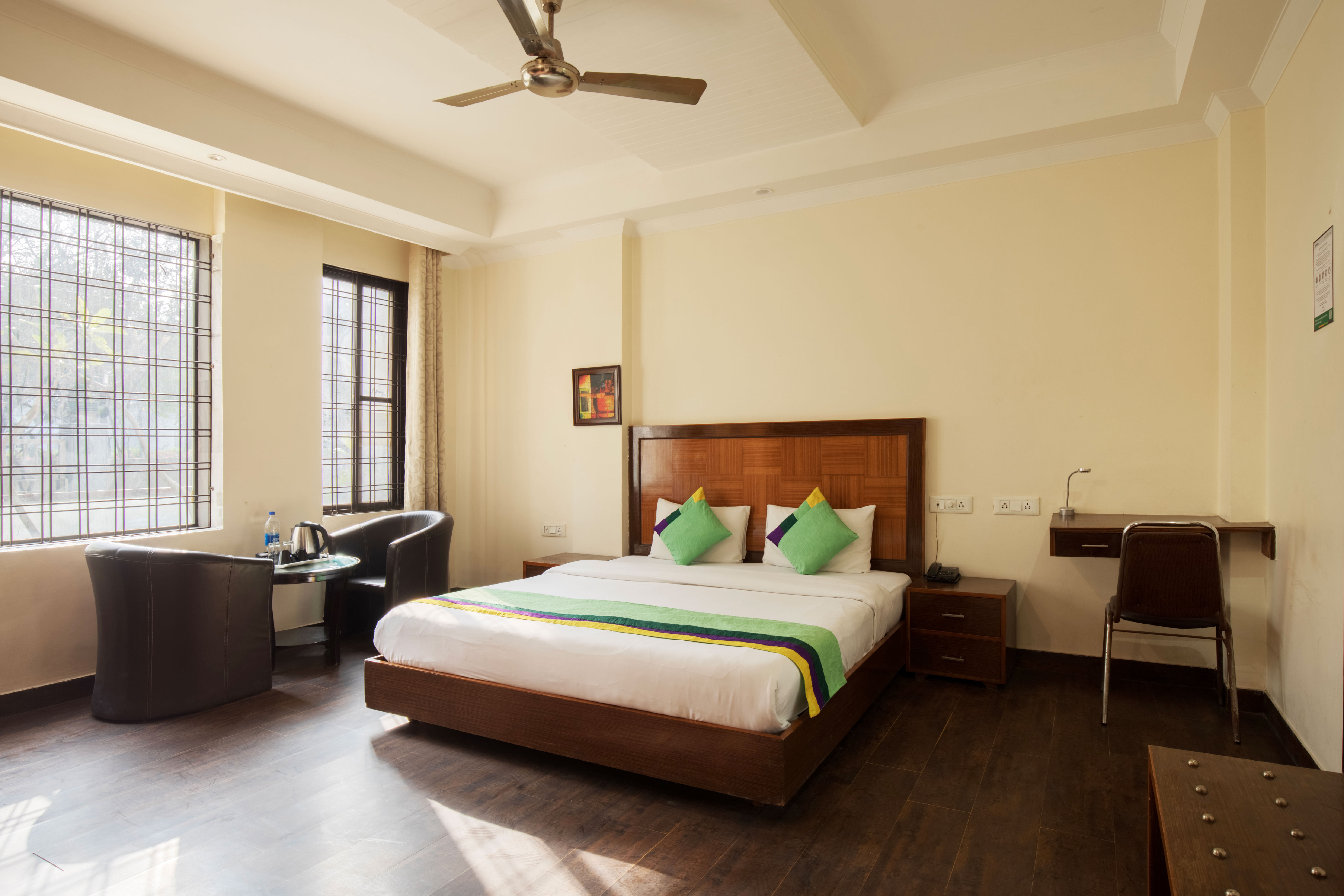 Deluxe room in Treebo Ivy Castle in undefined. 