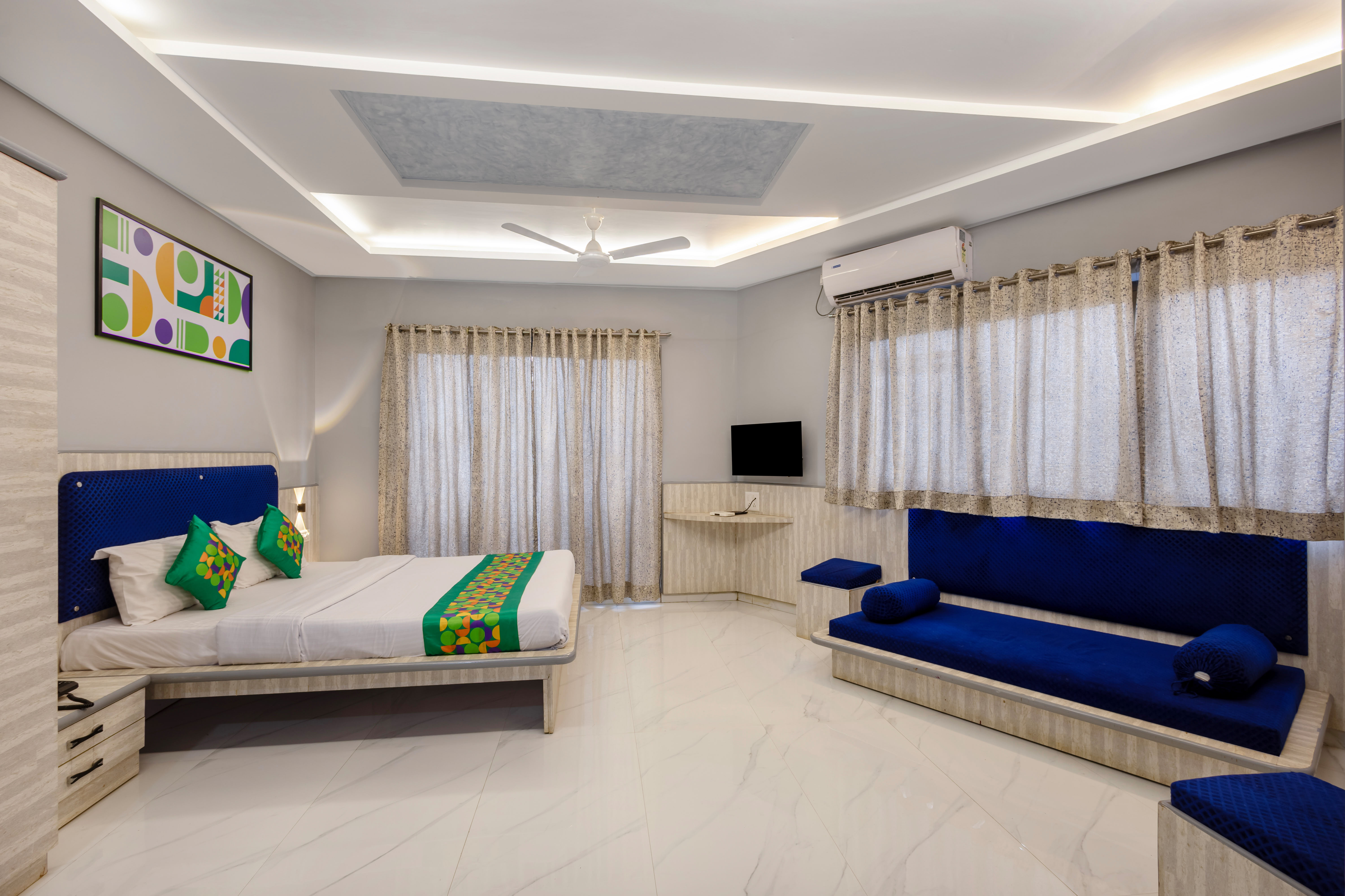 Premium room in Treebo Jeevan Village Resort with Swimming Pool & Mountain View in undefined. 