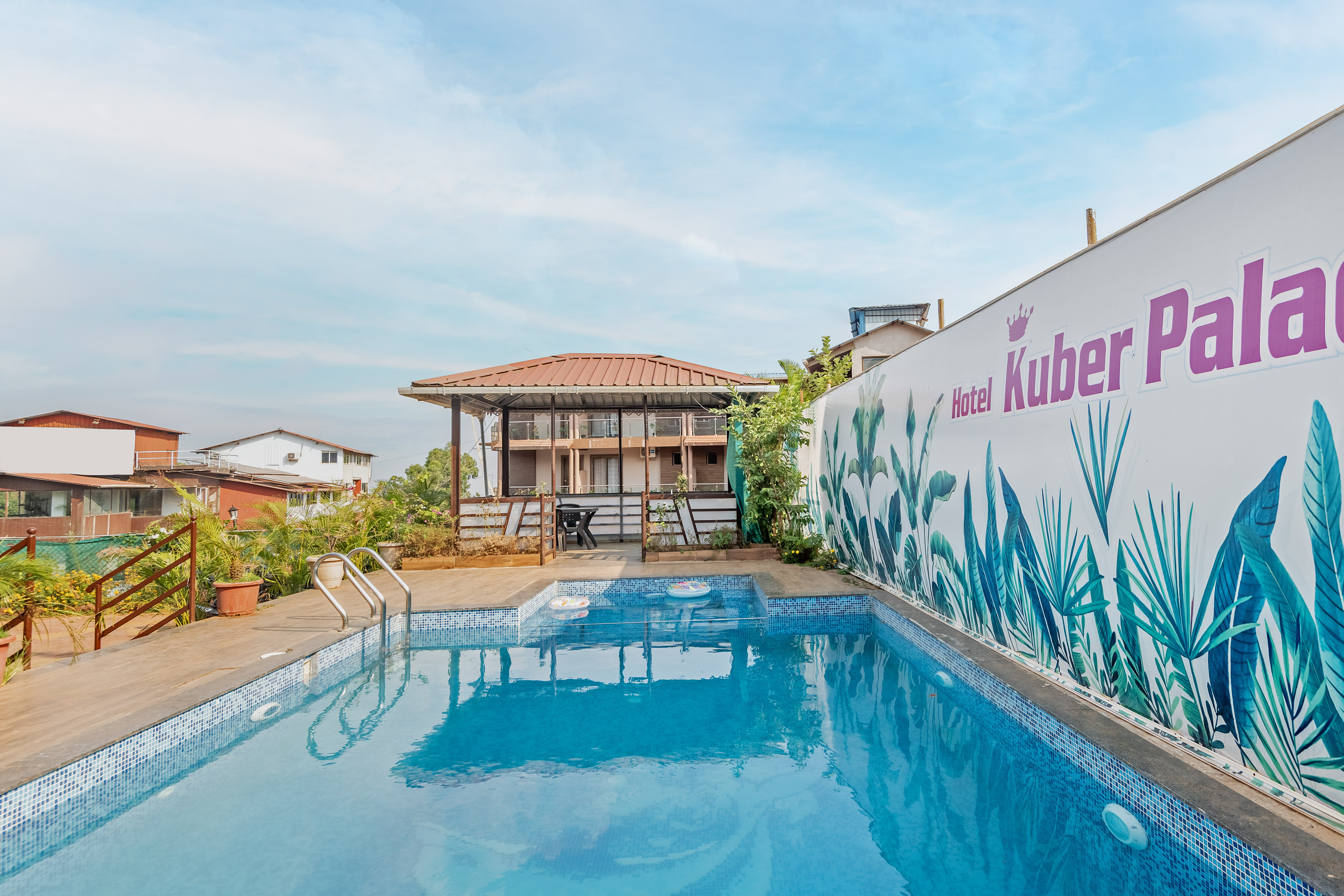 The Pool of Treebo Kuber Palace with Swimming Pool in undefined. 