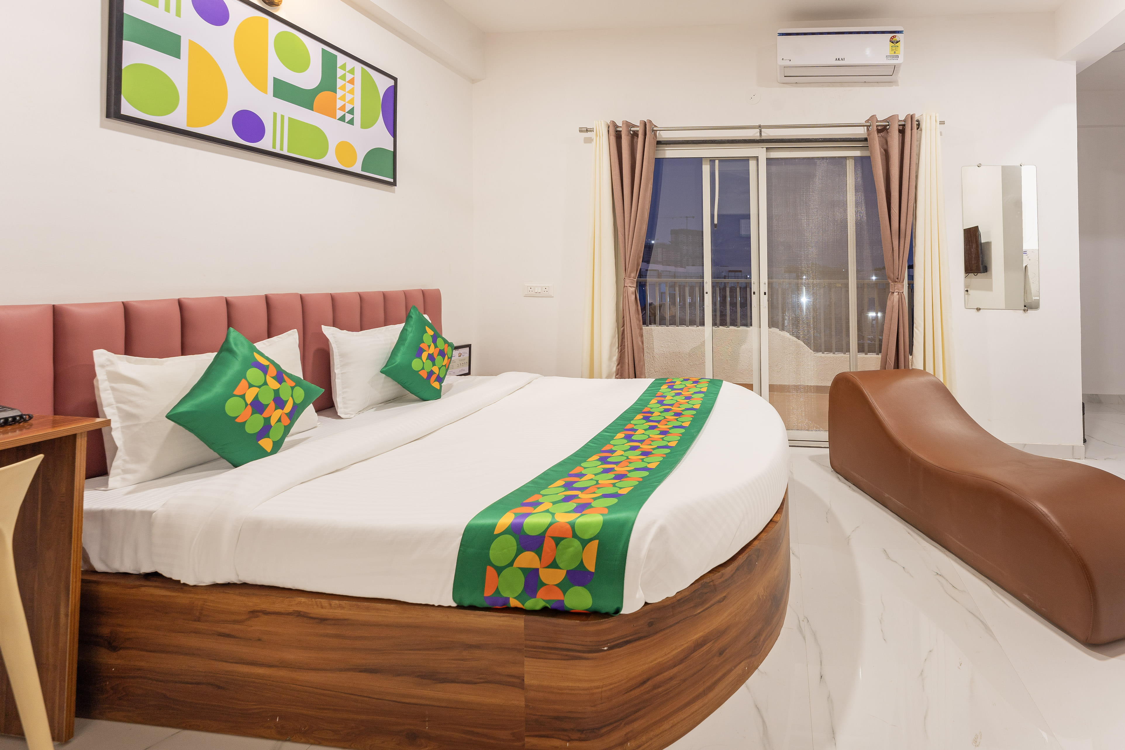 Deluxe room in Treebo Lime Light in undefined. 