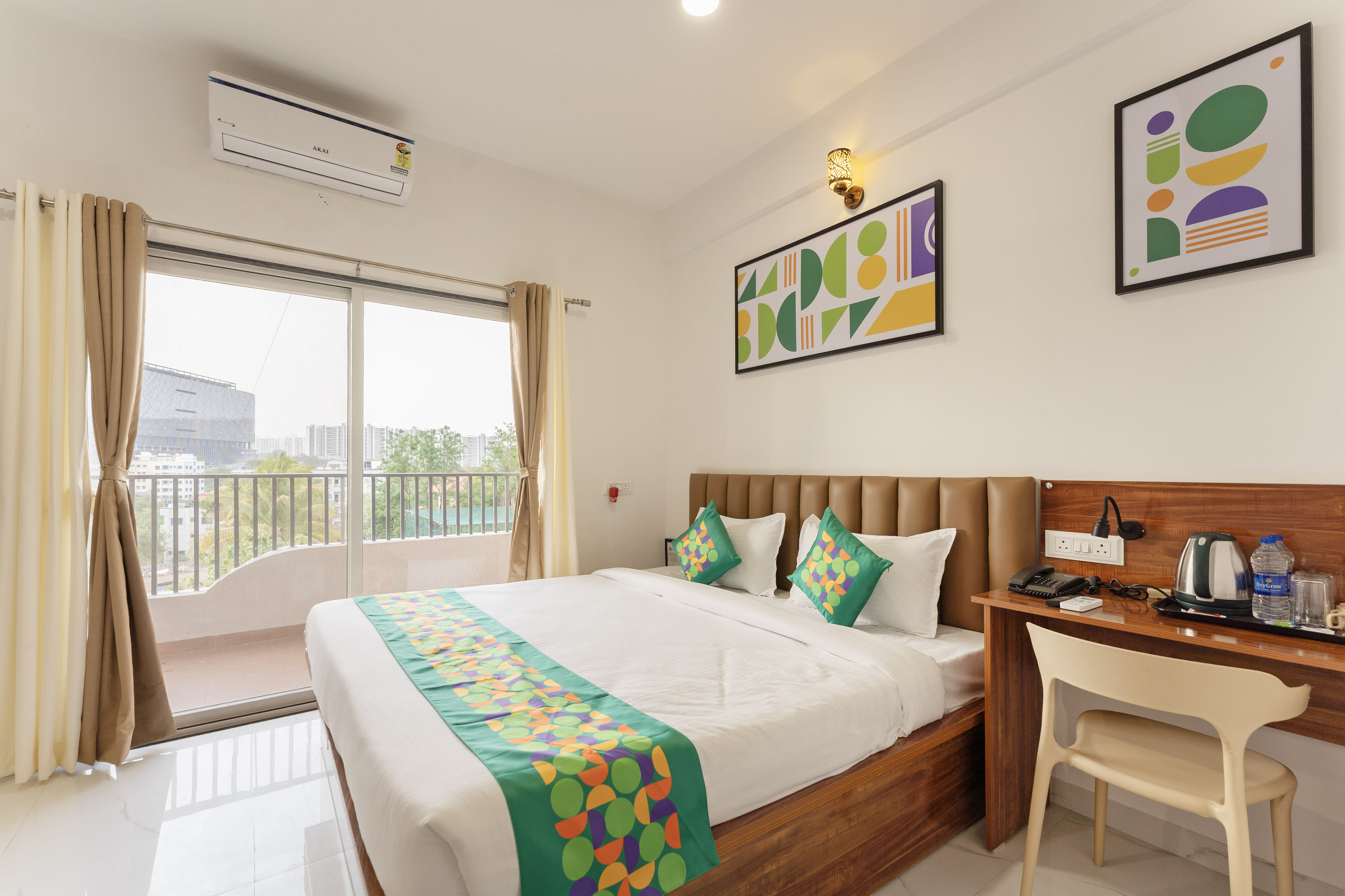 Deluxe room in Treebo Lime Light in undefined. 