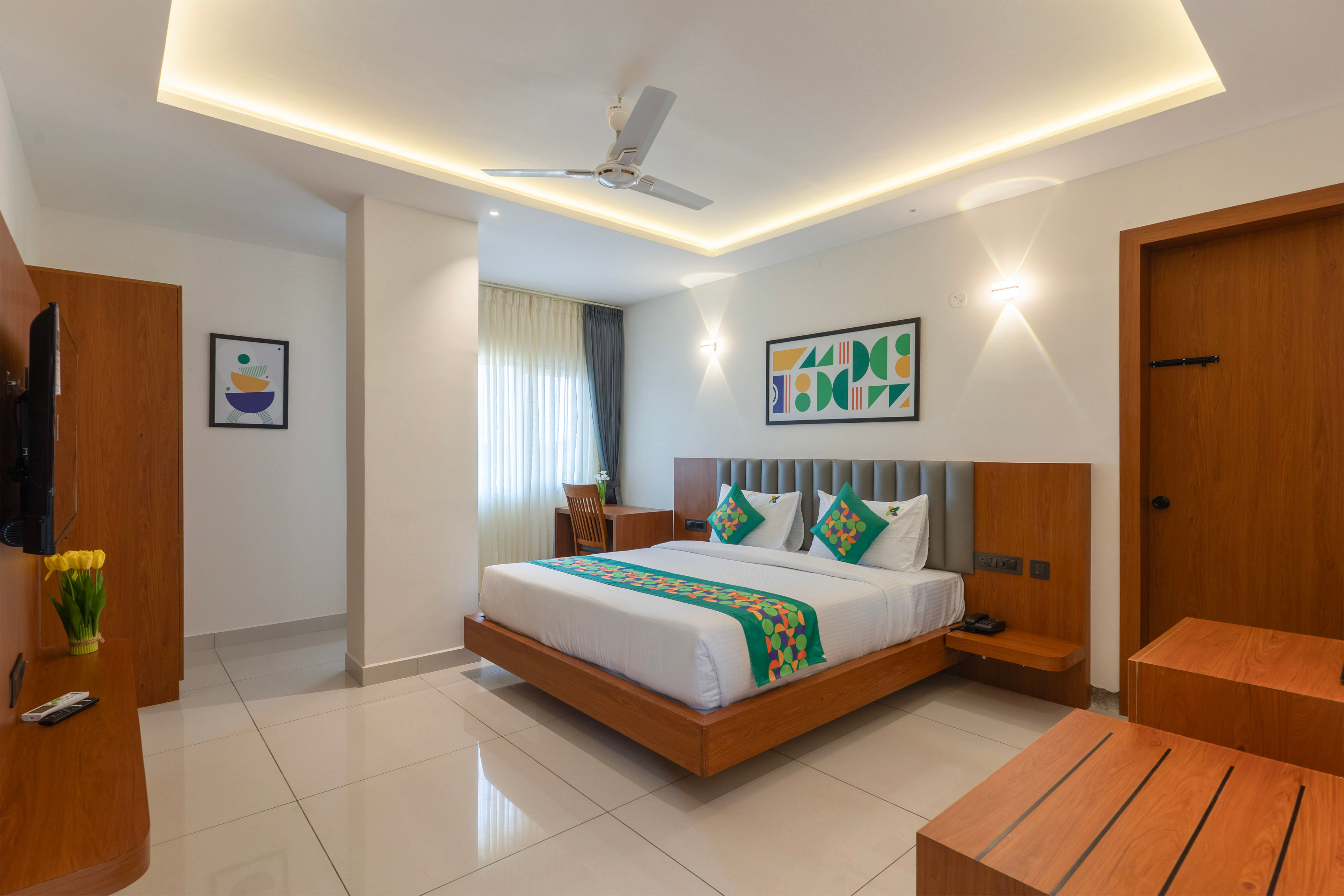 Standard room in Treebo Mysore Comfort Stay Kuvempunagar in undefined. 