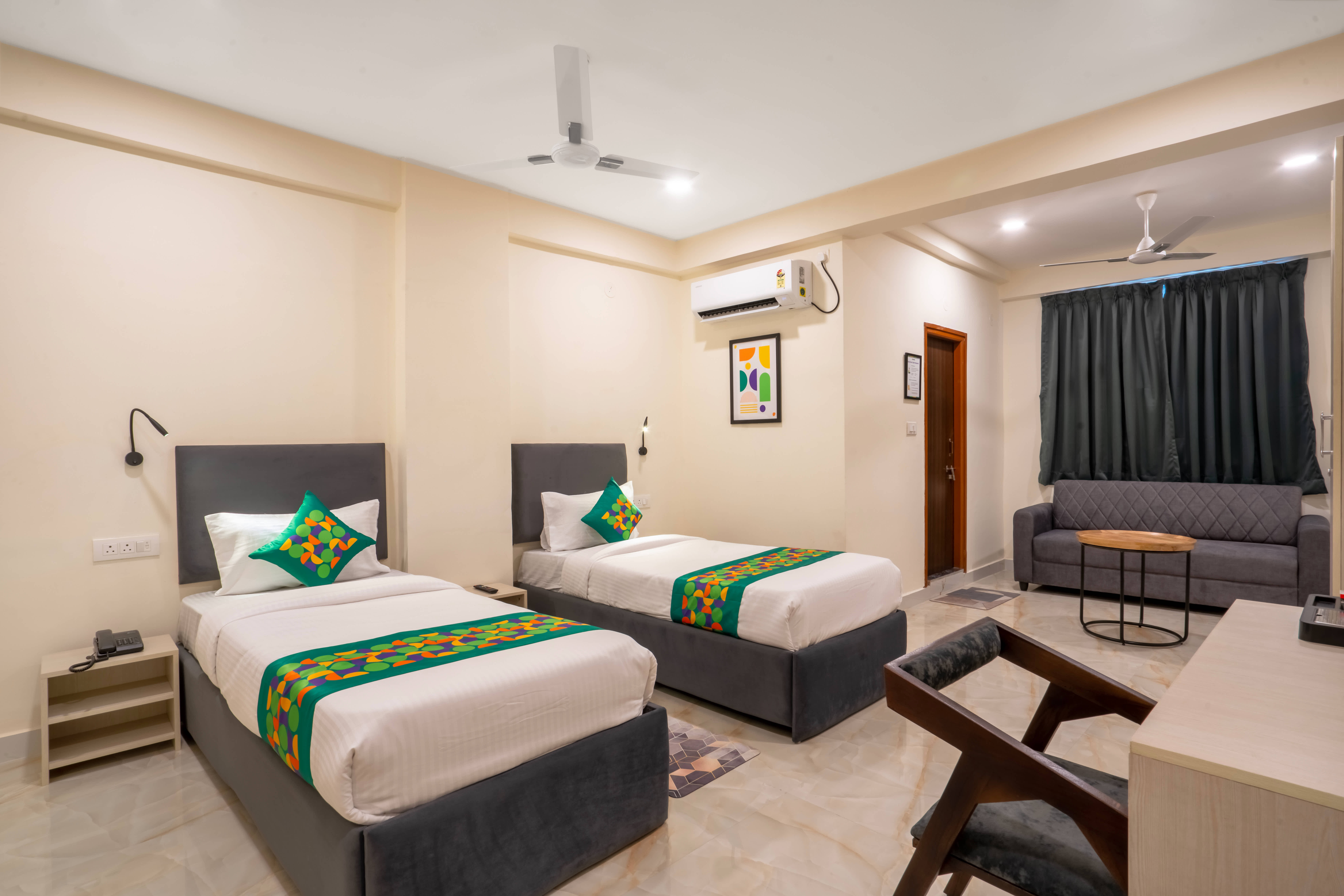 Premium room in Treebo Nova Near Hyderabad Airport, Shamshabad in undefined. 