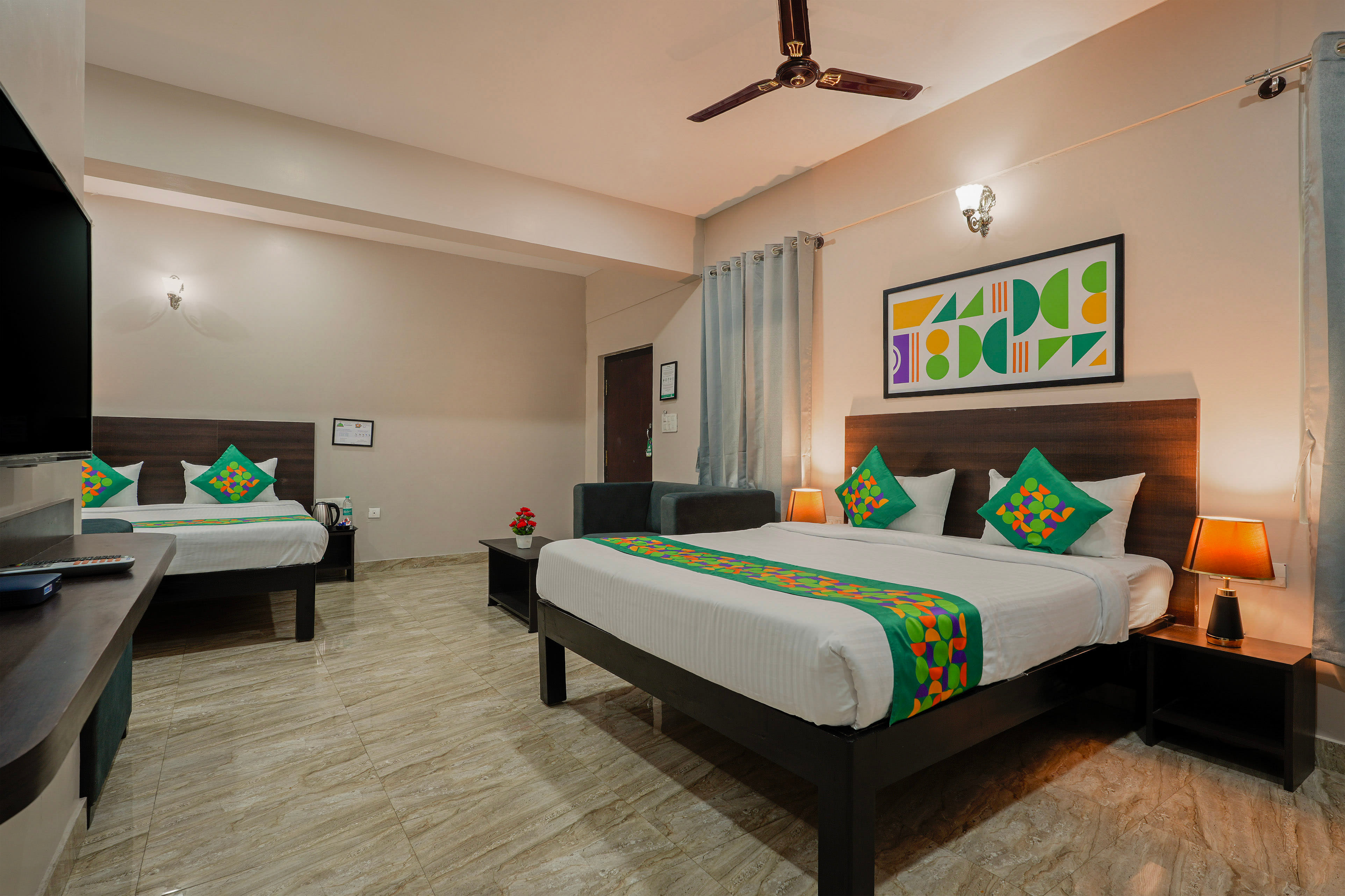 Premium room in Treebo Ksheera Residency near Railway station in undefined. 