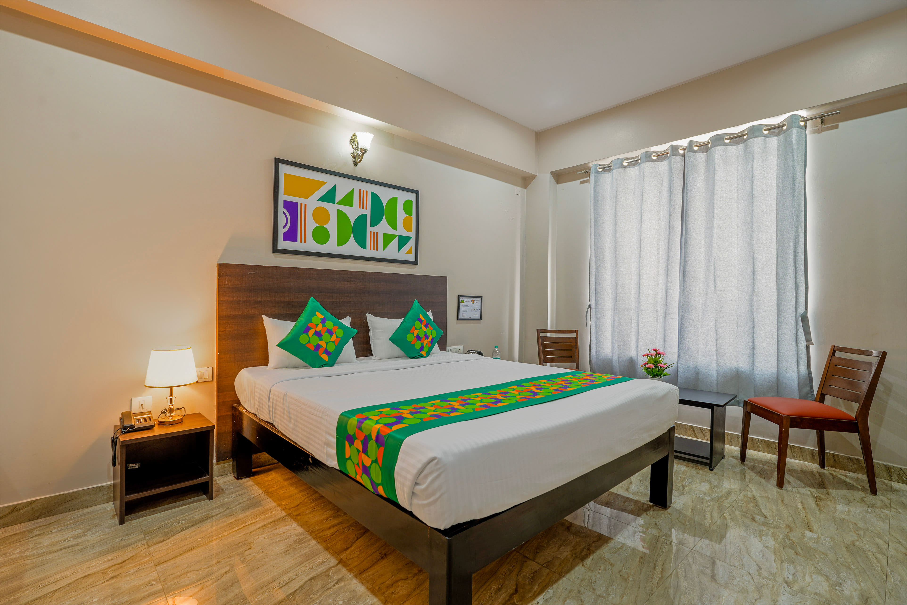 Standard room in Treebo Ksheera Residency near Railway station in undefined. 