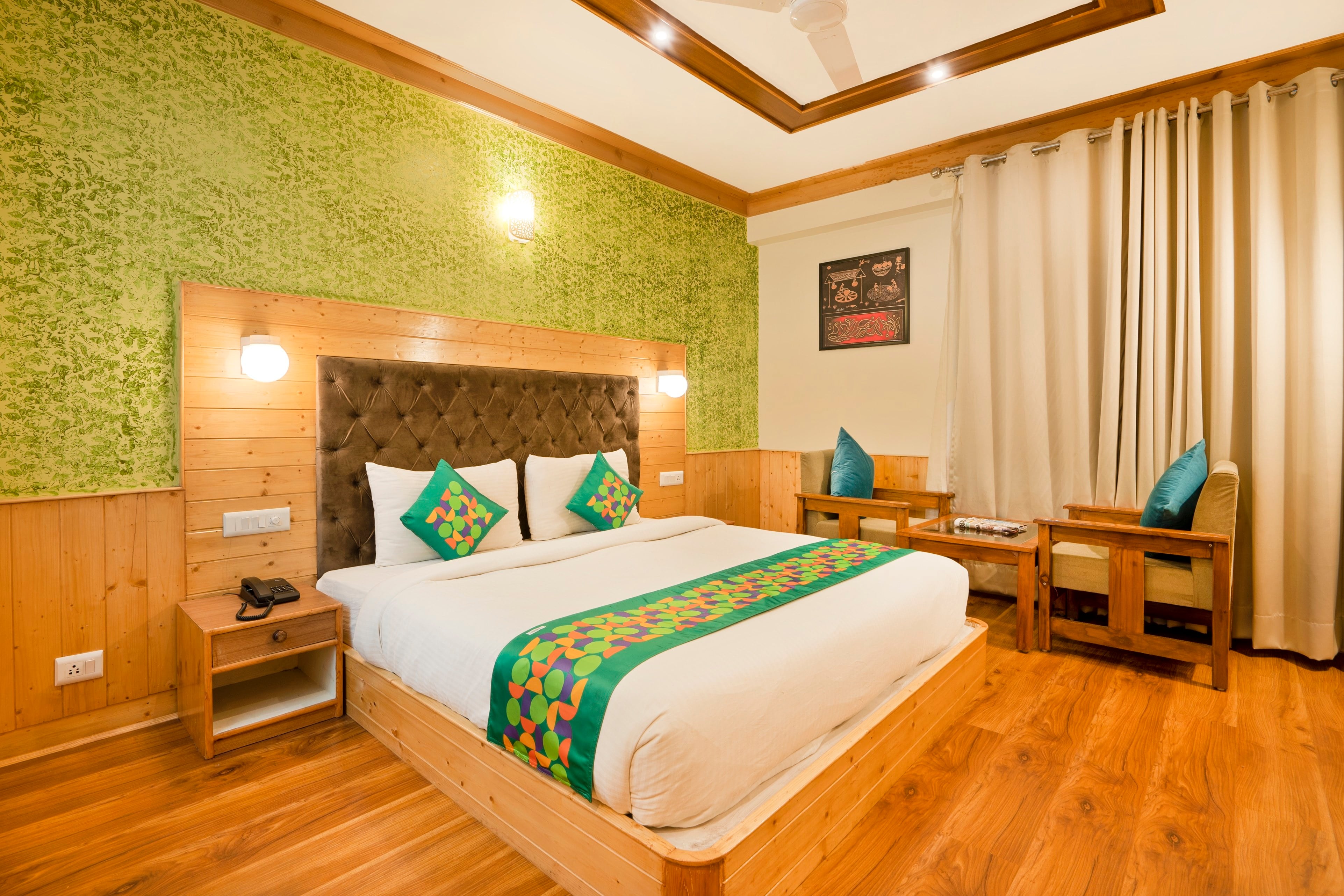 Solo room in Treebo Premium Sattva With Mountain View in undefined. 