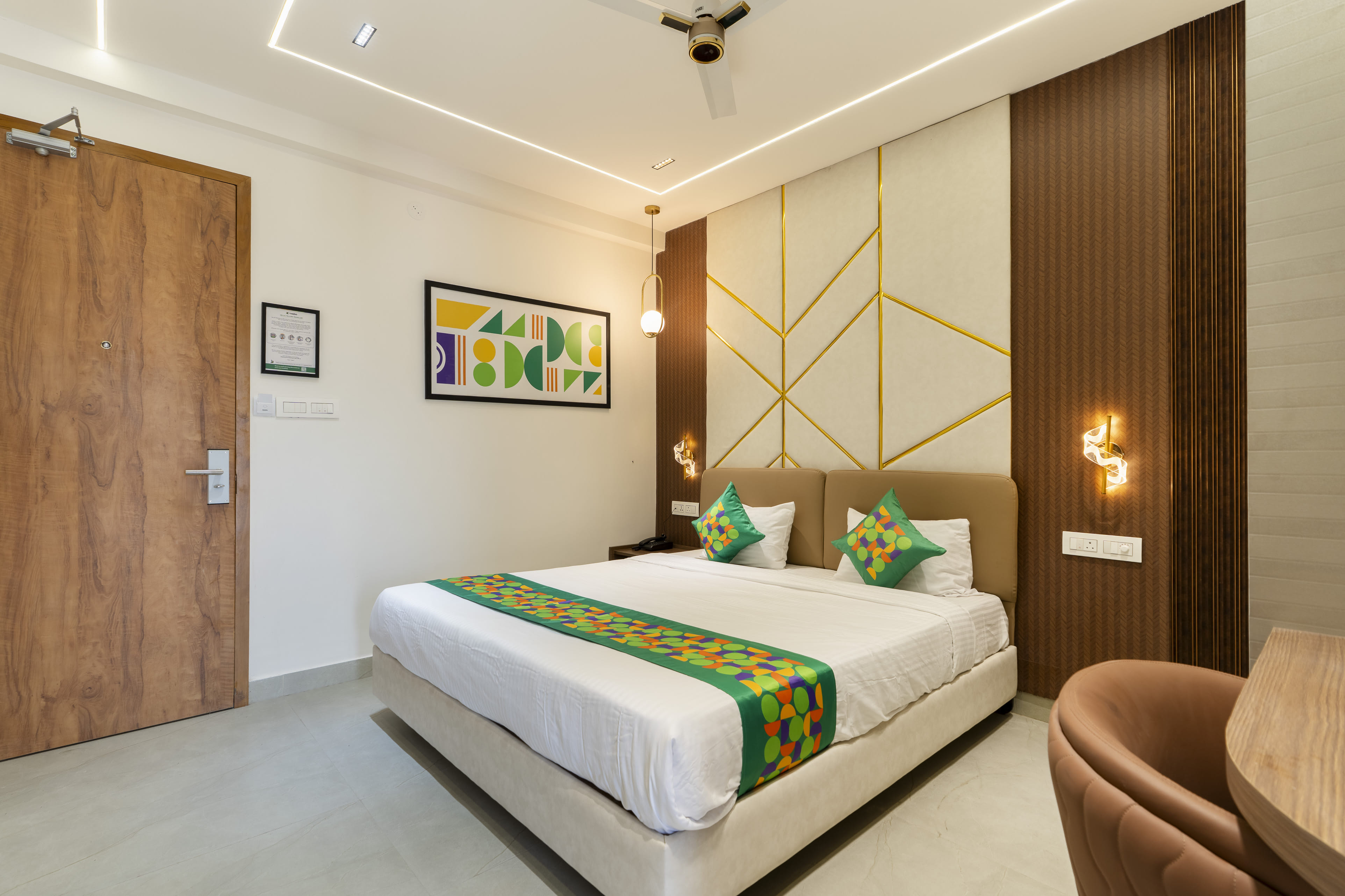 Deluxe room in Treebo Tranquil Inn Marathalli in undefined. Deluxe