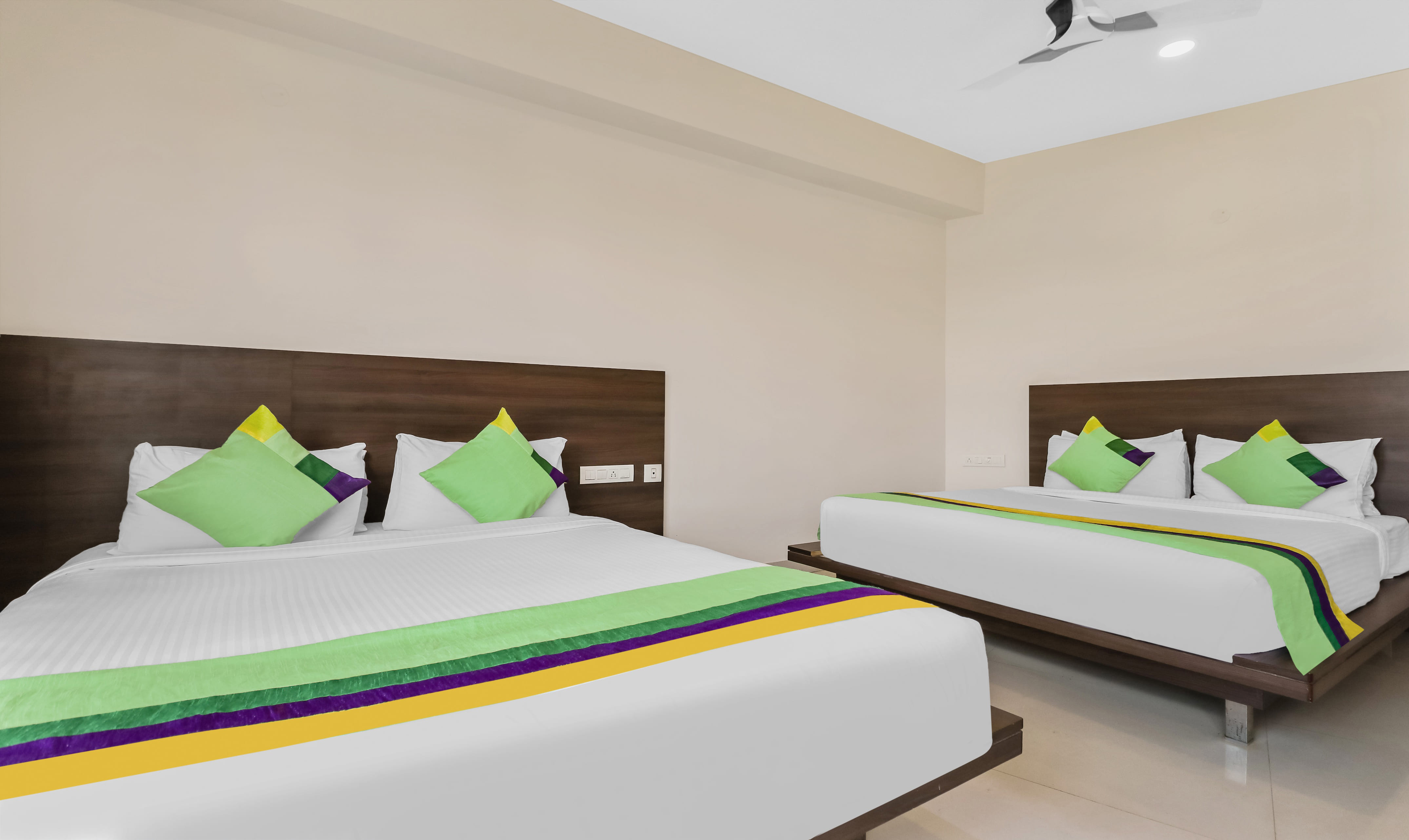 Deluxe room in Treebo Punarnava Bypass Road in undefined. 