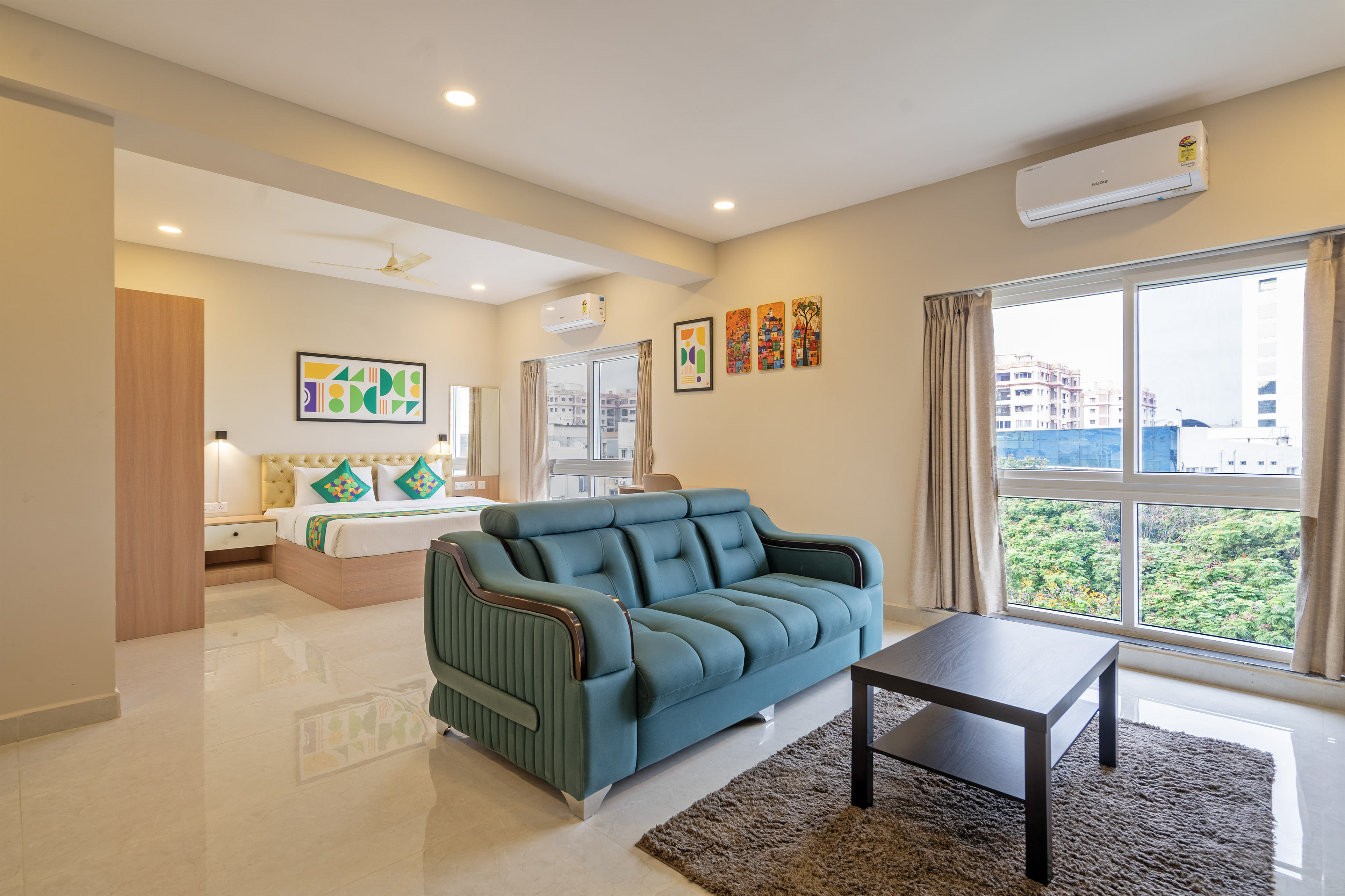 Premium room in Treebo SY Inn, Hi-Tech City in undefined. 