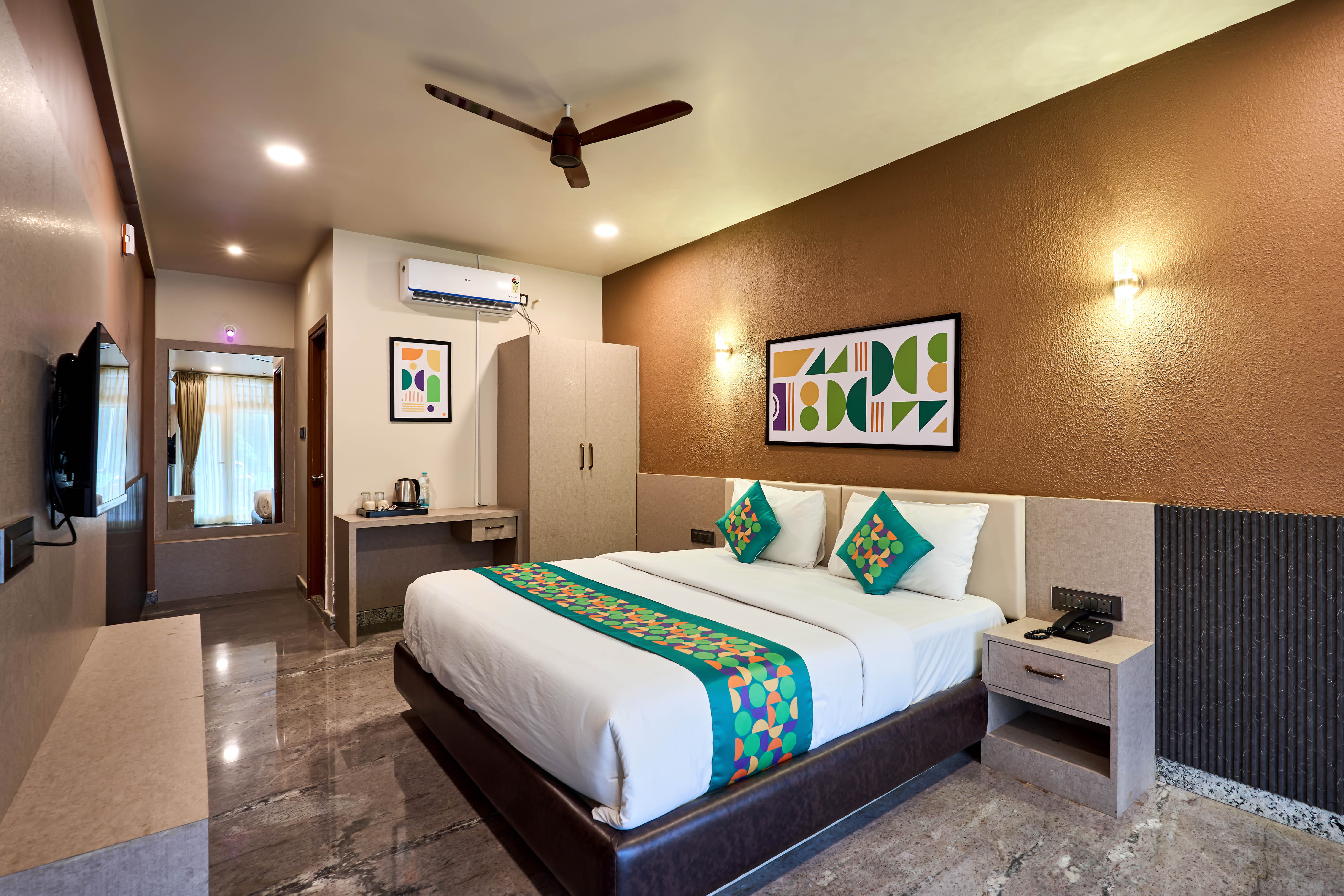 Standard room in Treebo Sky Vista Suites with Hill View in undefined. 