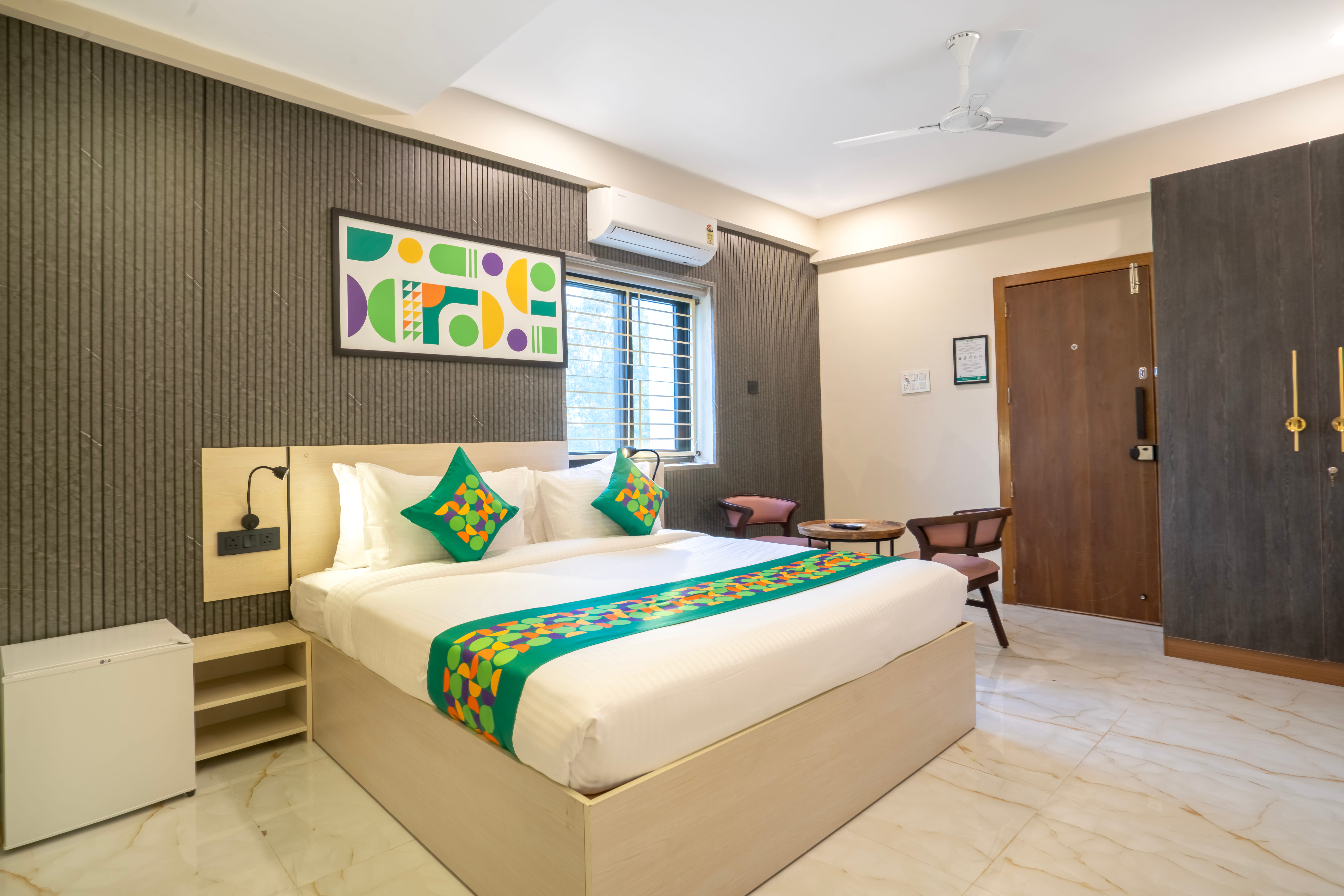Deluxe room in Treebo Spring Woods in undefined. 