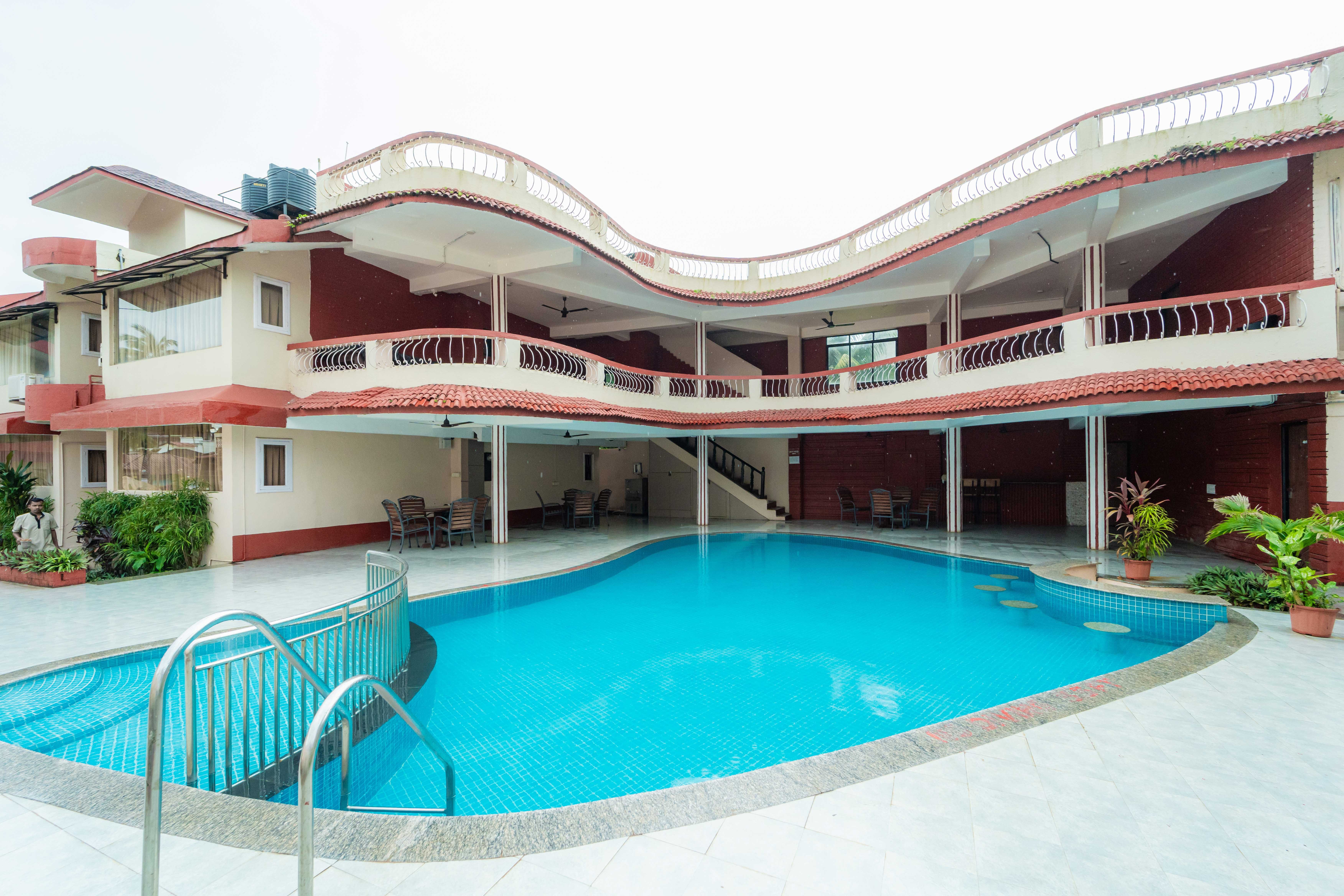 The Pool of Treebo Sunshine Beach Resort with Swimming Pool in undefined. 