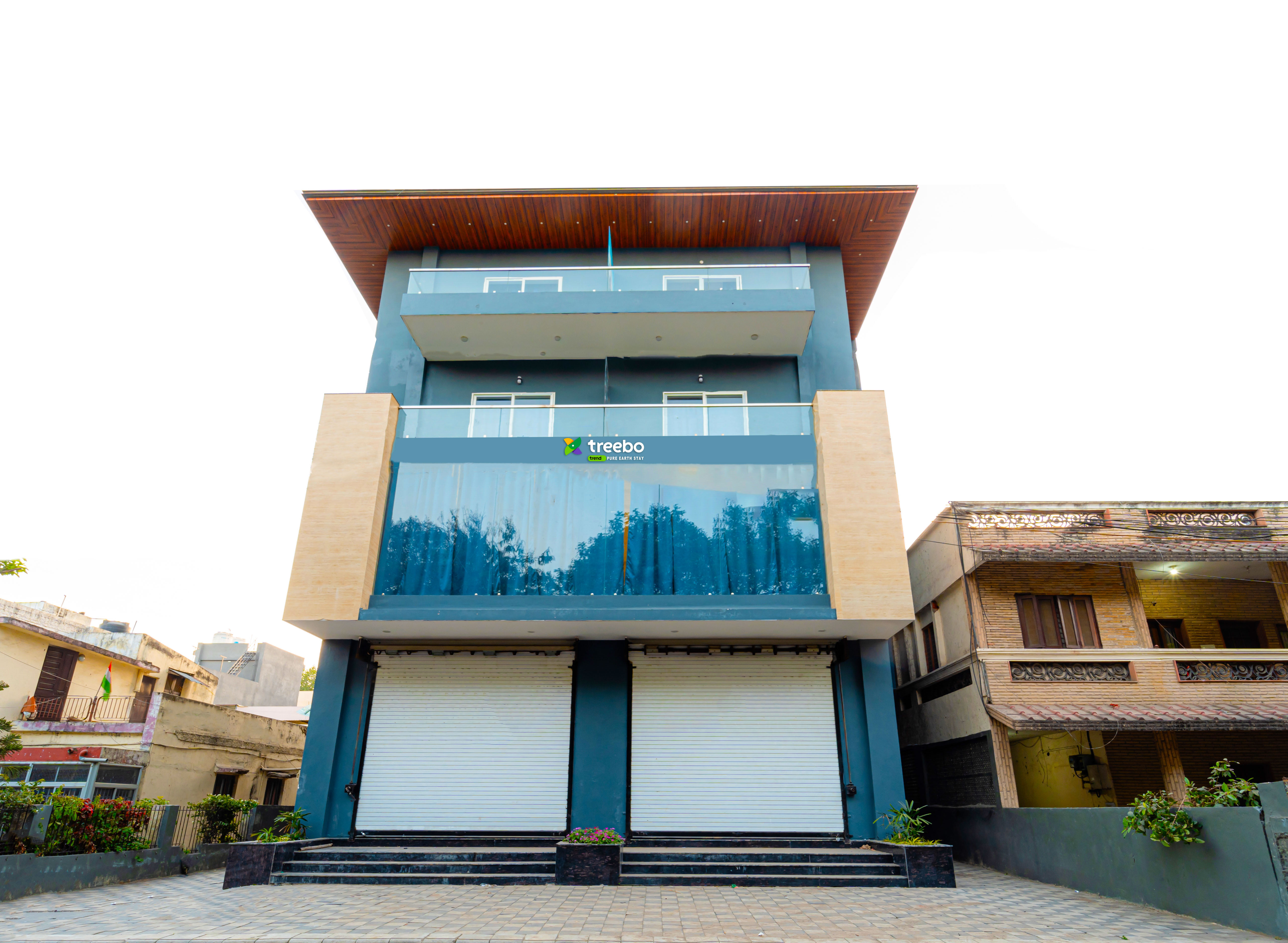 The facade of Treebo Pure Earth Stay, Vijay Nagar in undefined. 