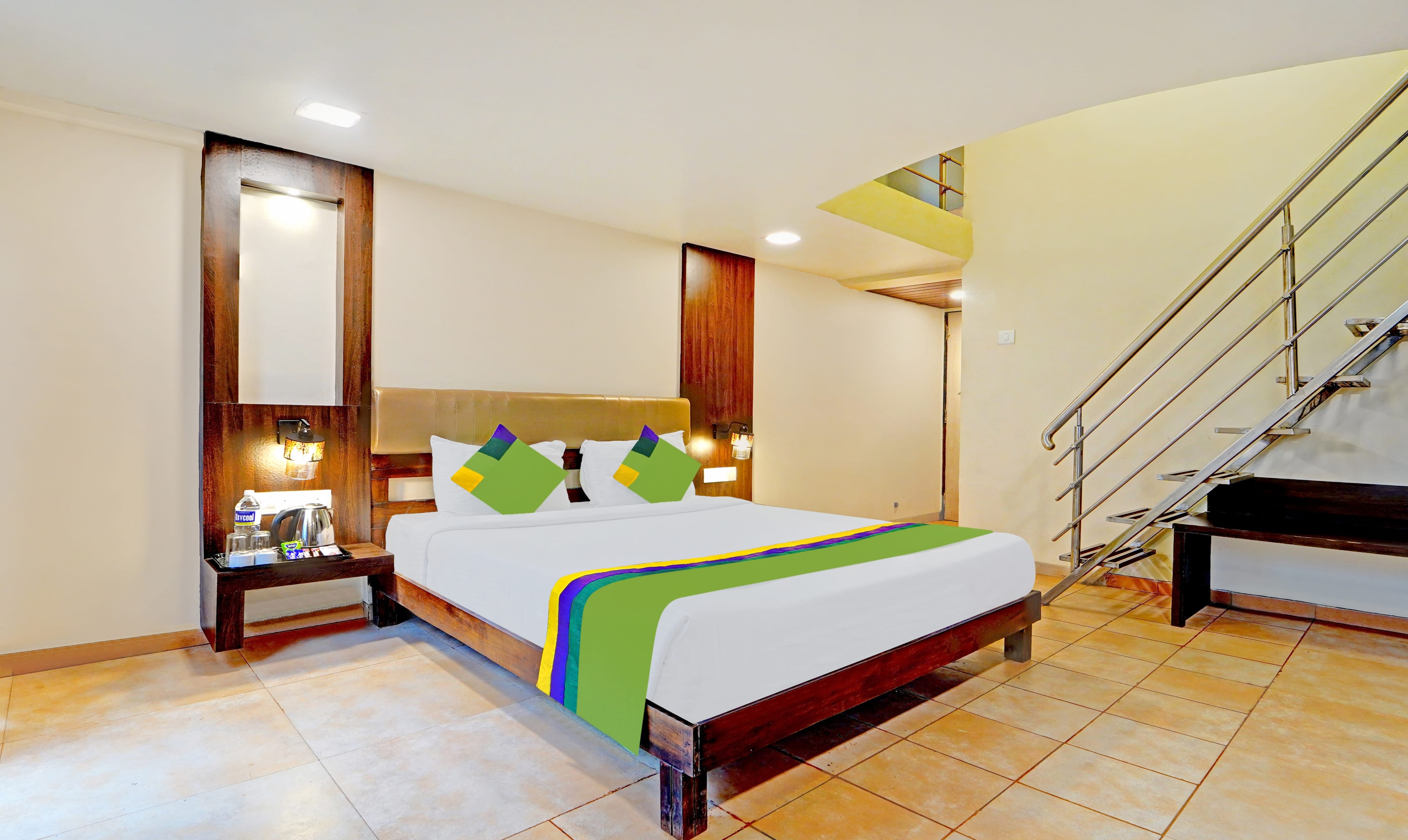 Premium room in Treebo Vhyomaan Resort with Swimming Pool in undefined. Restful sleep