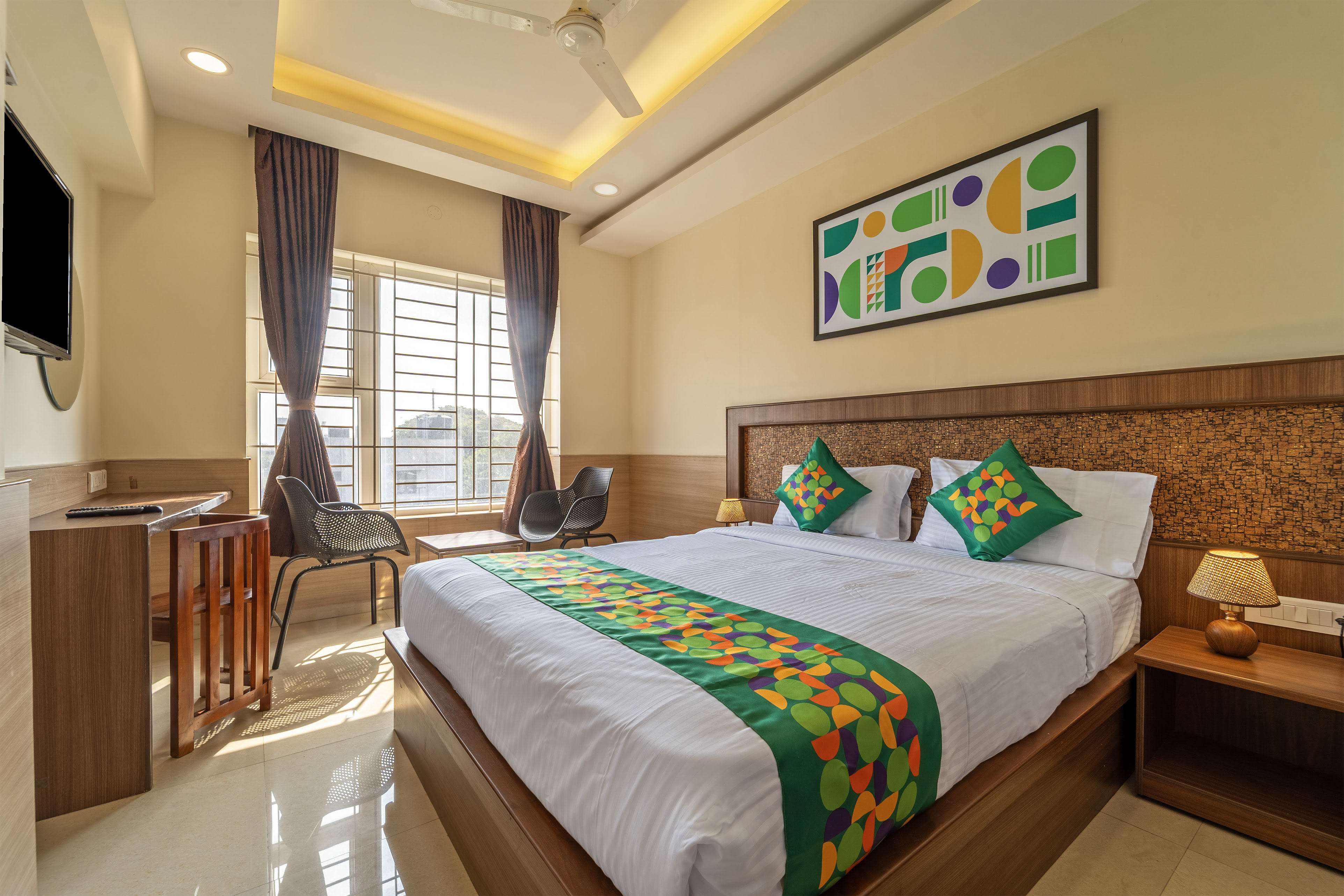 Standard room in Treebo Viswa Vikas Residency in undefined. 